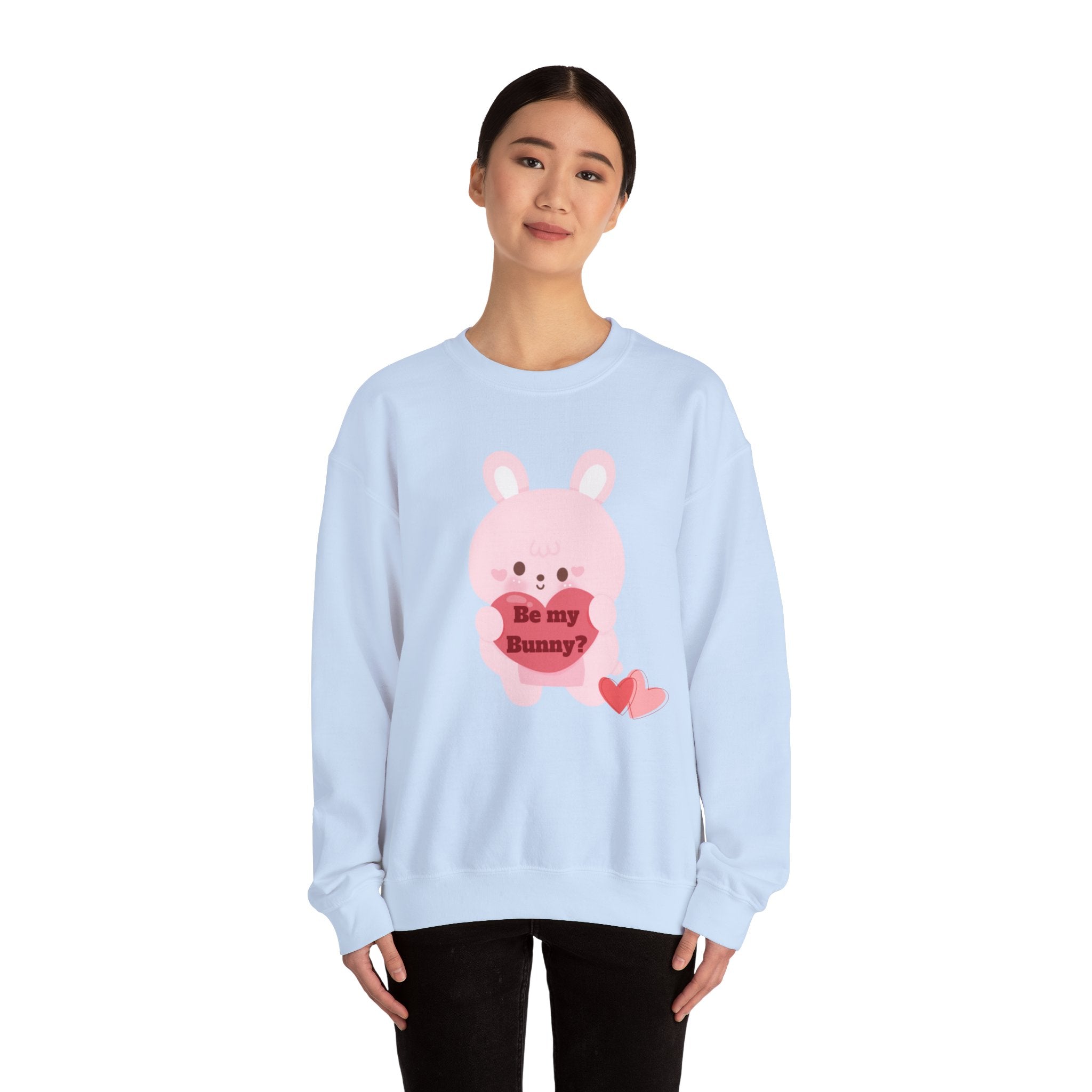 V-Day Bunny Unisex Heavy Blend™ Crewneck Sweatshirt