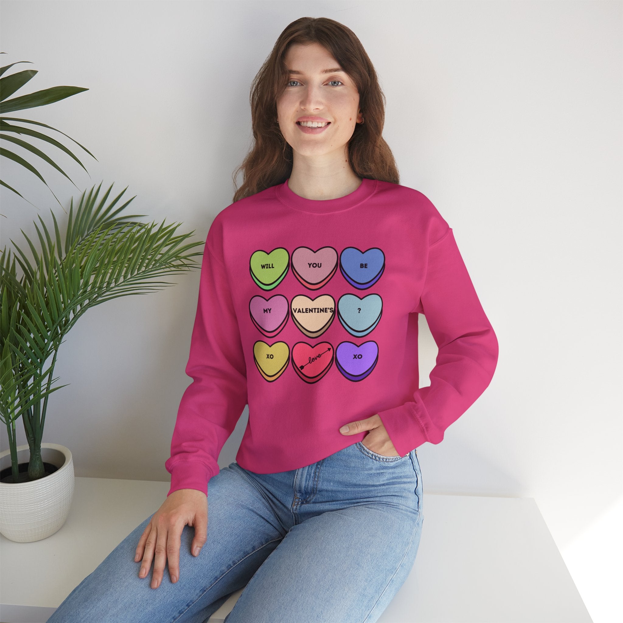 Will You Be My Valentine? Unisex Heavy Blend™ Crewneck Sweatshirt