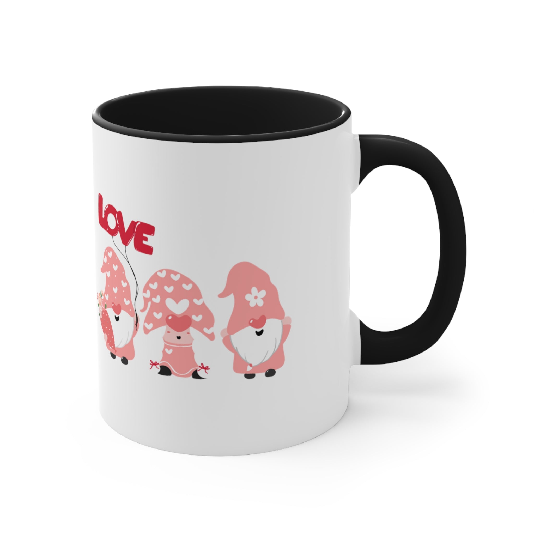 Love Gnome Day Accent Coffee Mug, 11oz