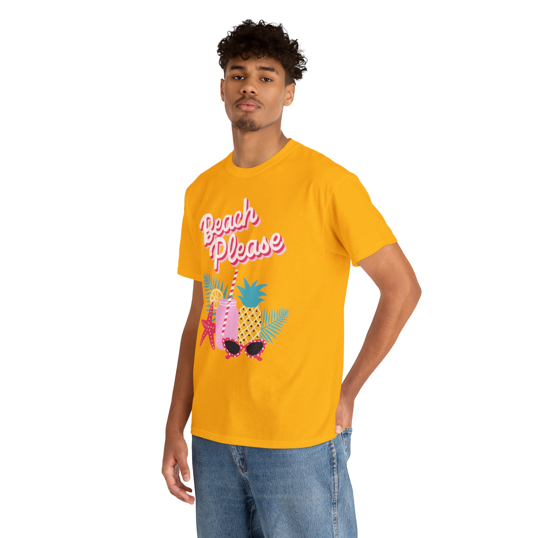 Beach Please Unisex Heavy Cotton Tee