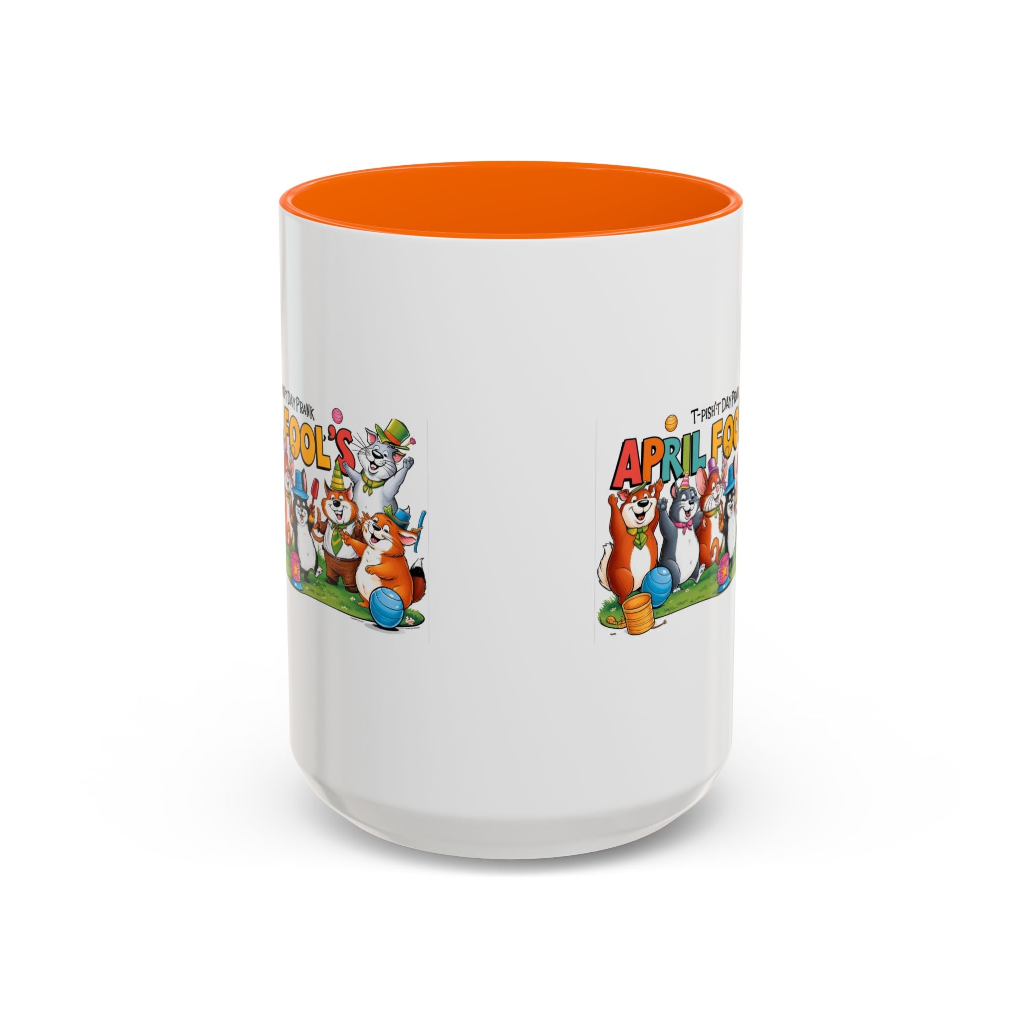 T-Pish'-T Day Prank Accent Coffee Mug