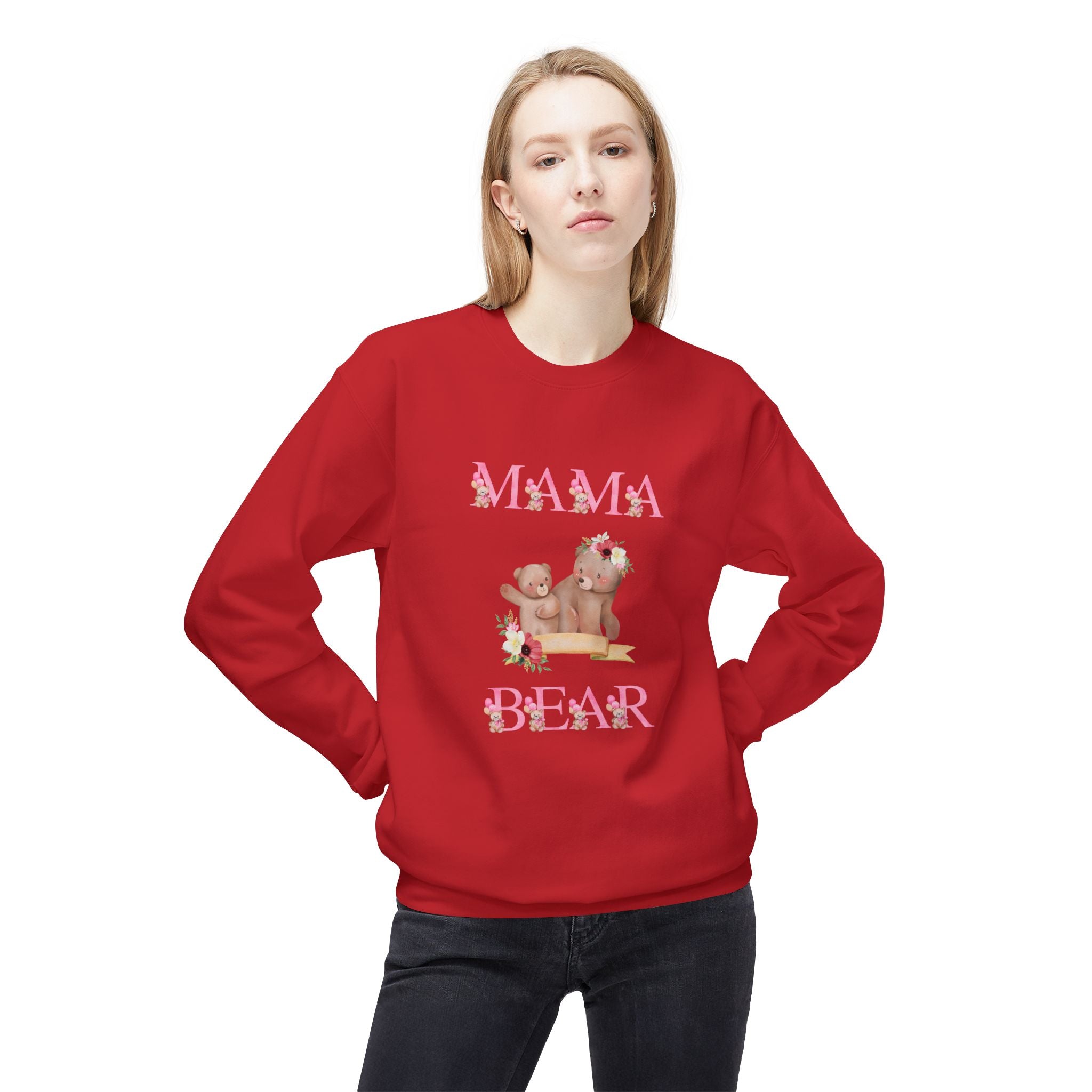 Mama Bear Crewneck Sweatshirt for Moms