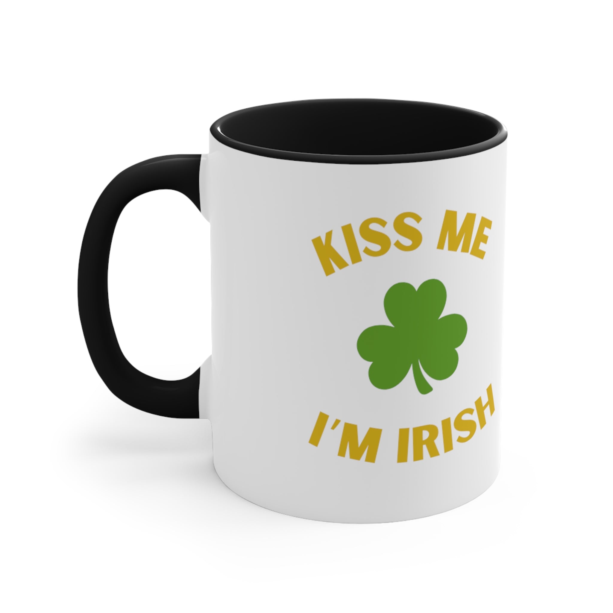 Kiss Me I'm Irish Accent Coffee Mug, 11oz