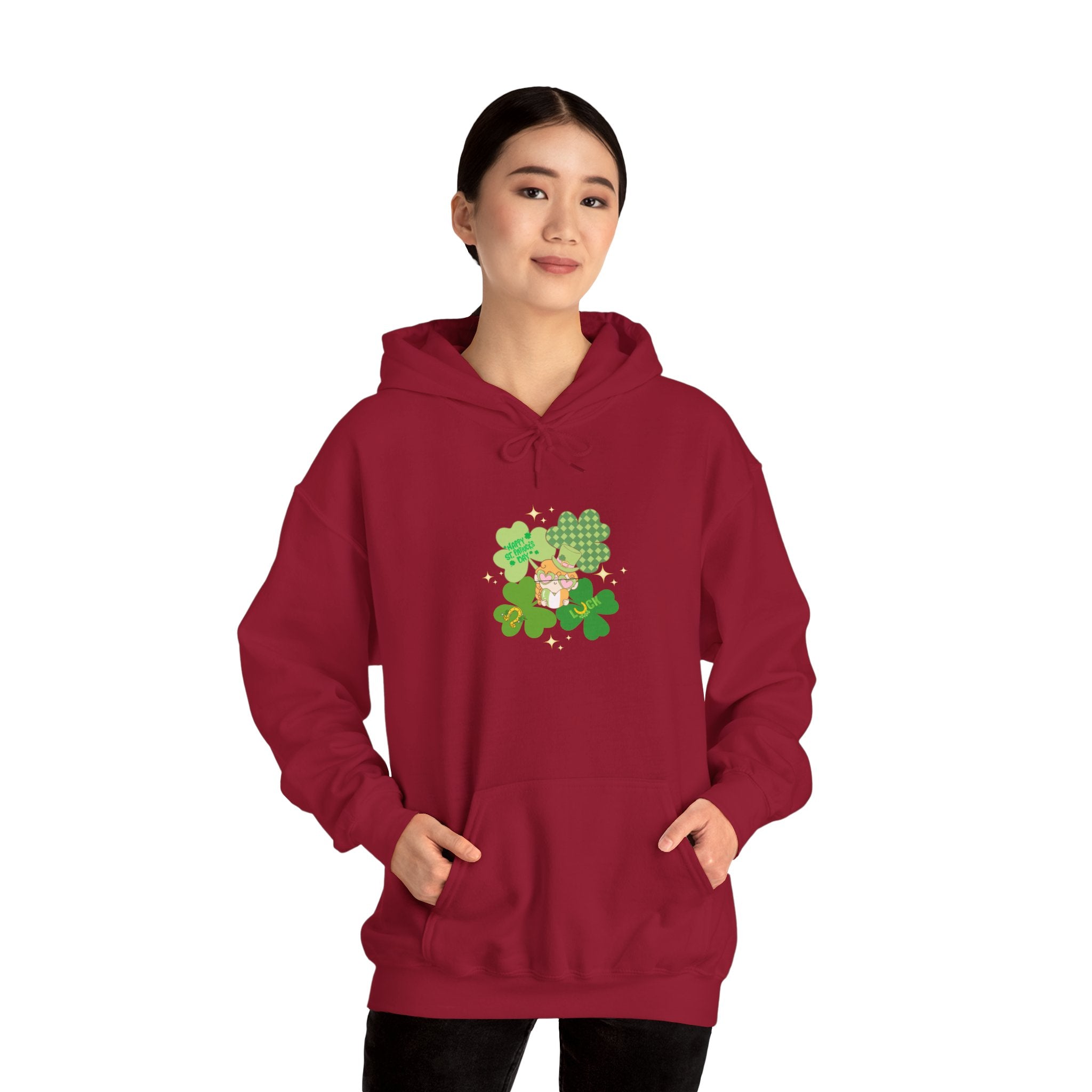 Retro St. Patty's Day Unisex Hooded Sweatshirt