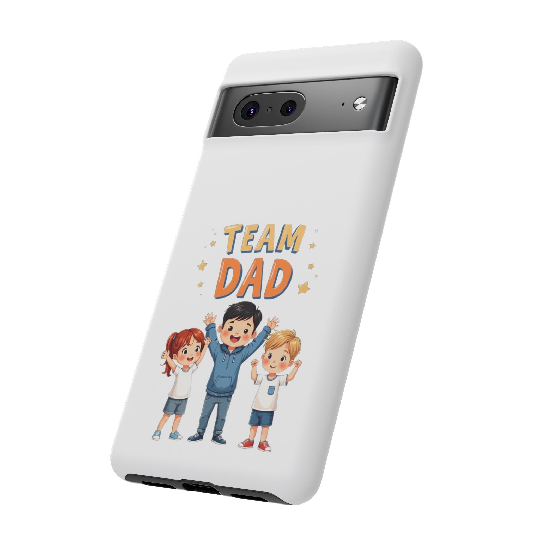 Team Dad Phone Case, Fun Gift for Fathers, Durable Phone Protector, Cute Dad Team Merchandise, Father's Day Special