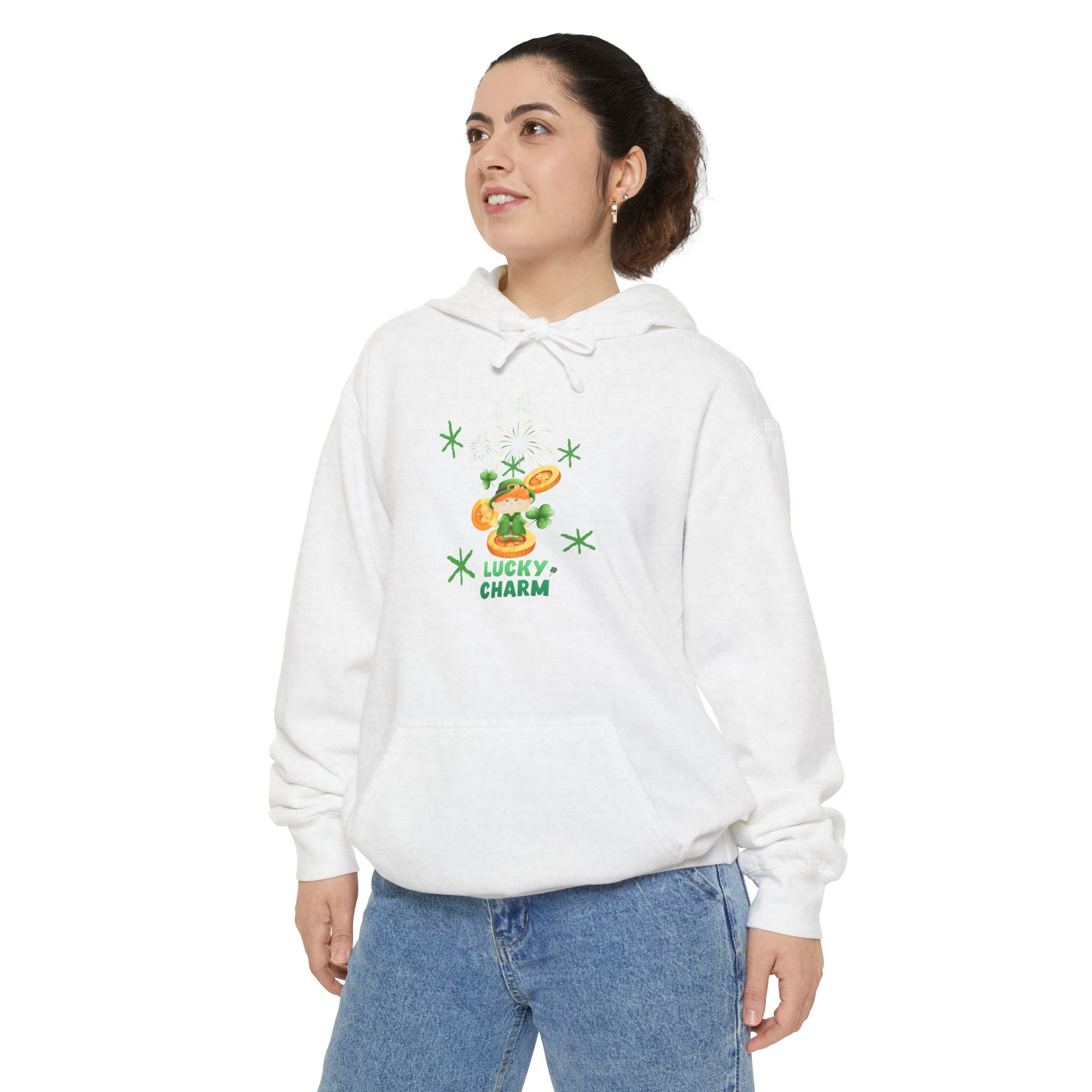 Lucky Charm Unisex Garment-Dyed Hoodie