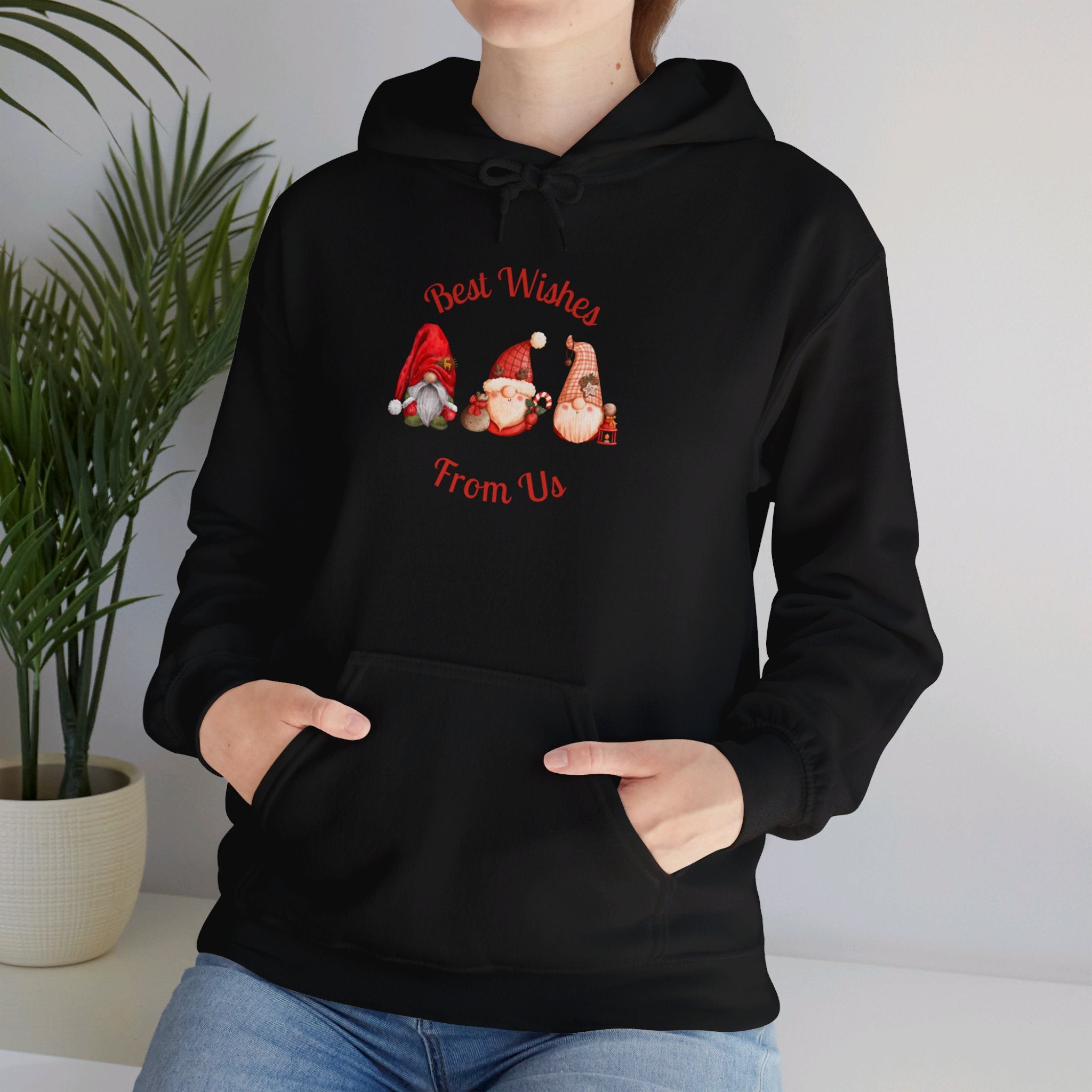 Gnome Best Wishes Unisex Heavy Blend™ Hooded Sweatshirt