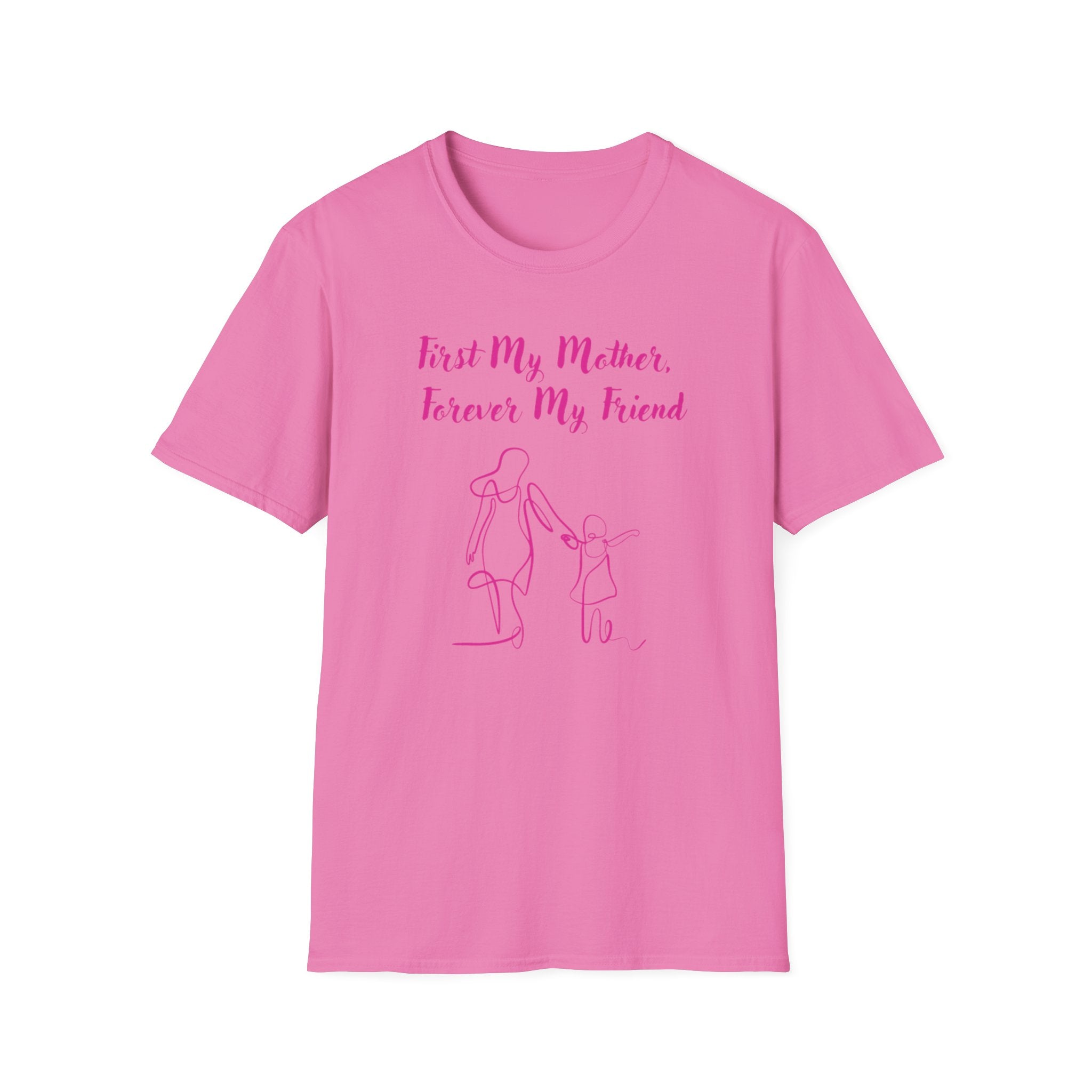 First My Mother Forever My Friend Unisex Softstyle T-Shirt
