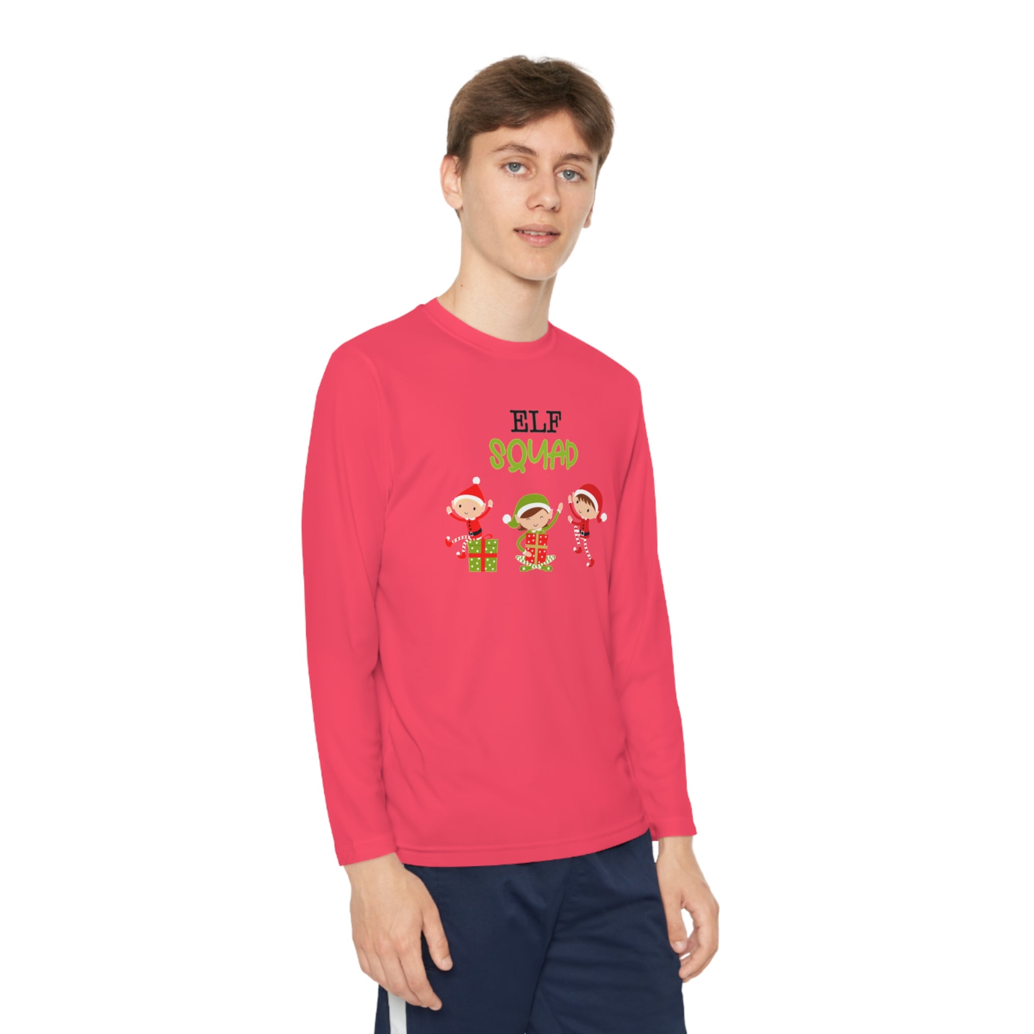 Elf Squad Youth Long Sleeve Competitor Tee