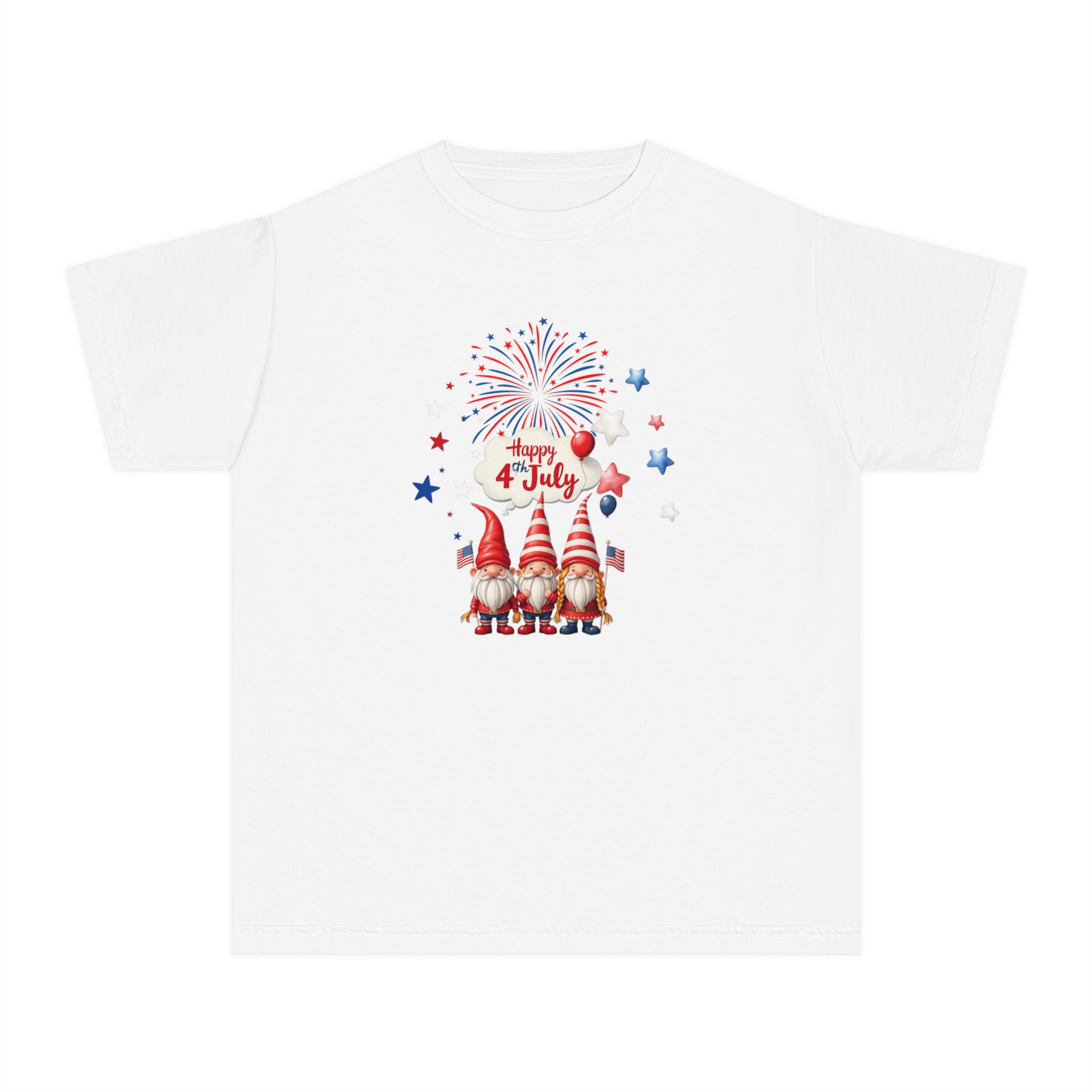 Gnome 4th of July Youth Midweight Tee