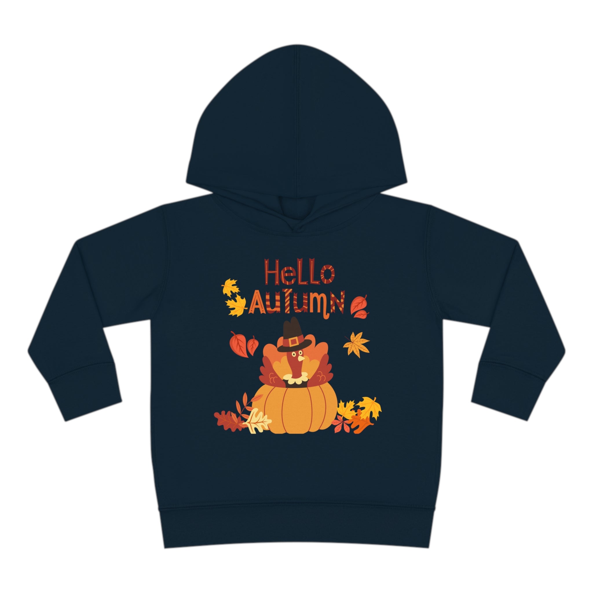 Hello Autumn Toddler Pullover Fleece Hoodie