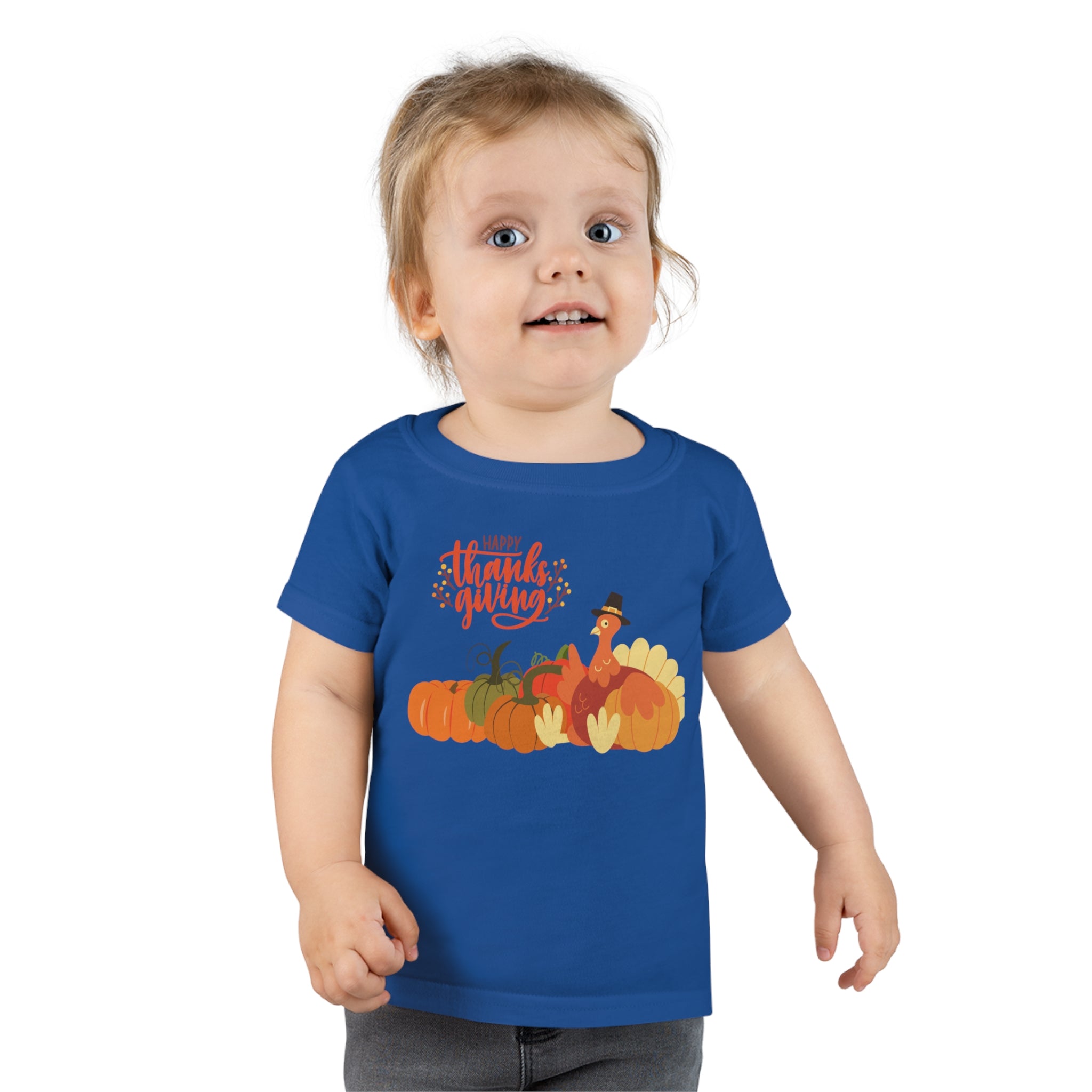 Happy Thanksgiving Turkey Toddler T-shirt