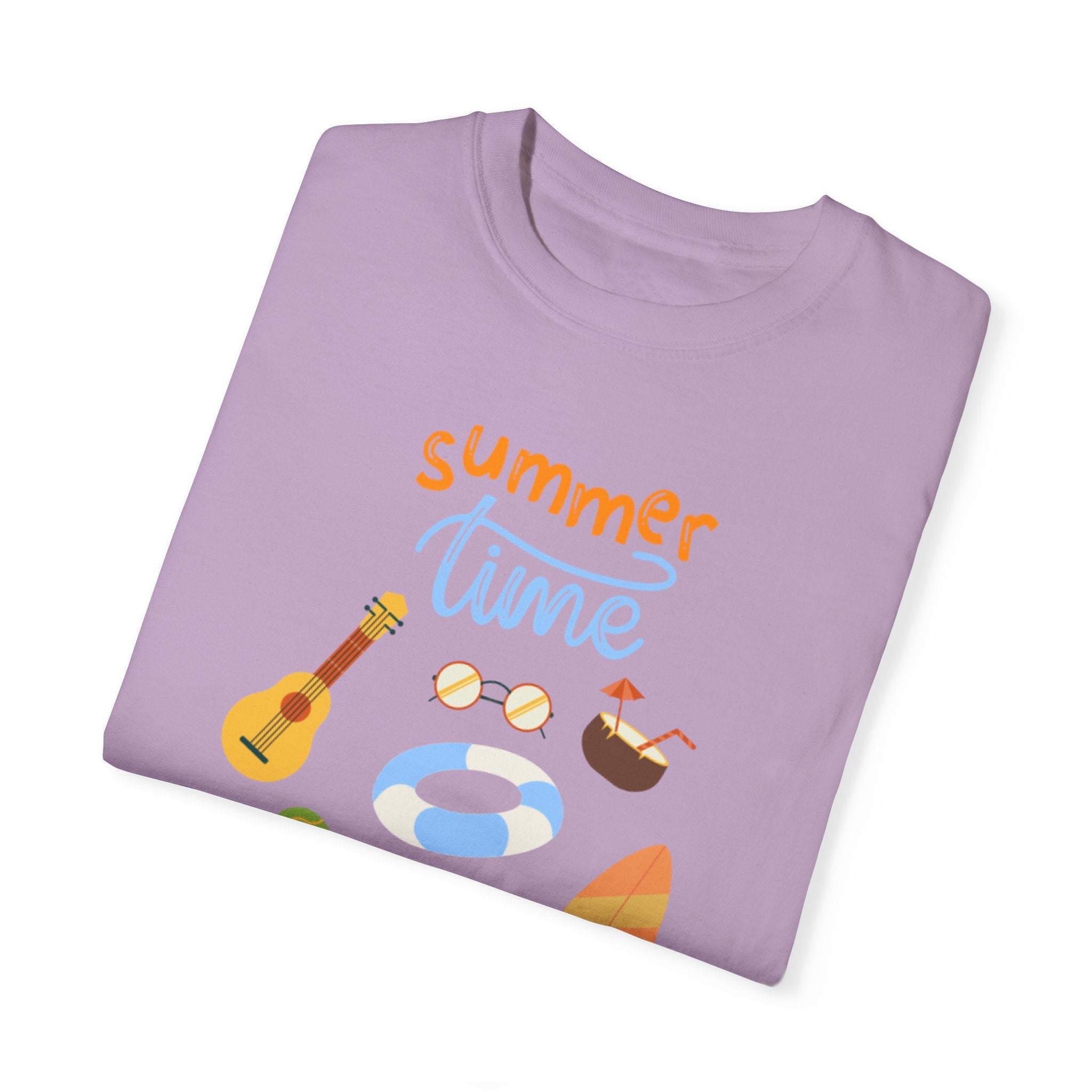 Summertime Fun Unisex Garment-Dyed T-shirt