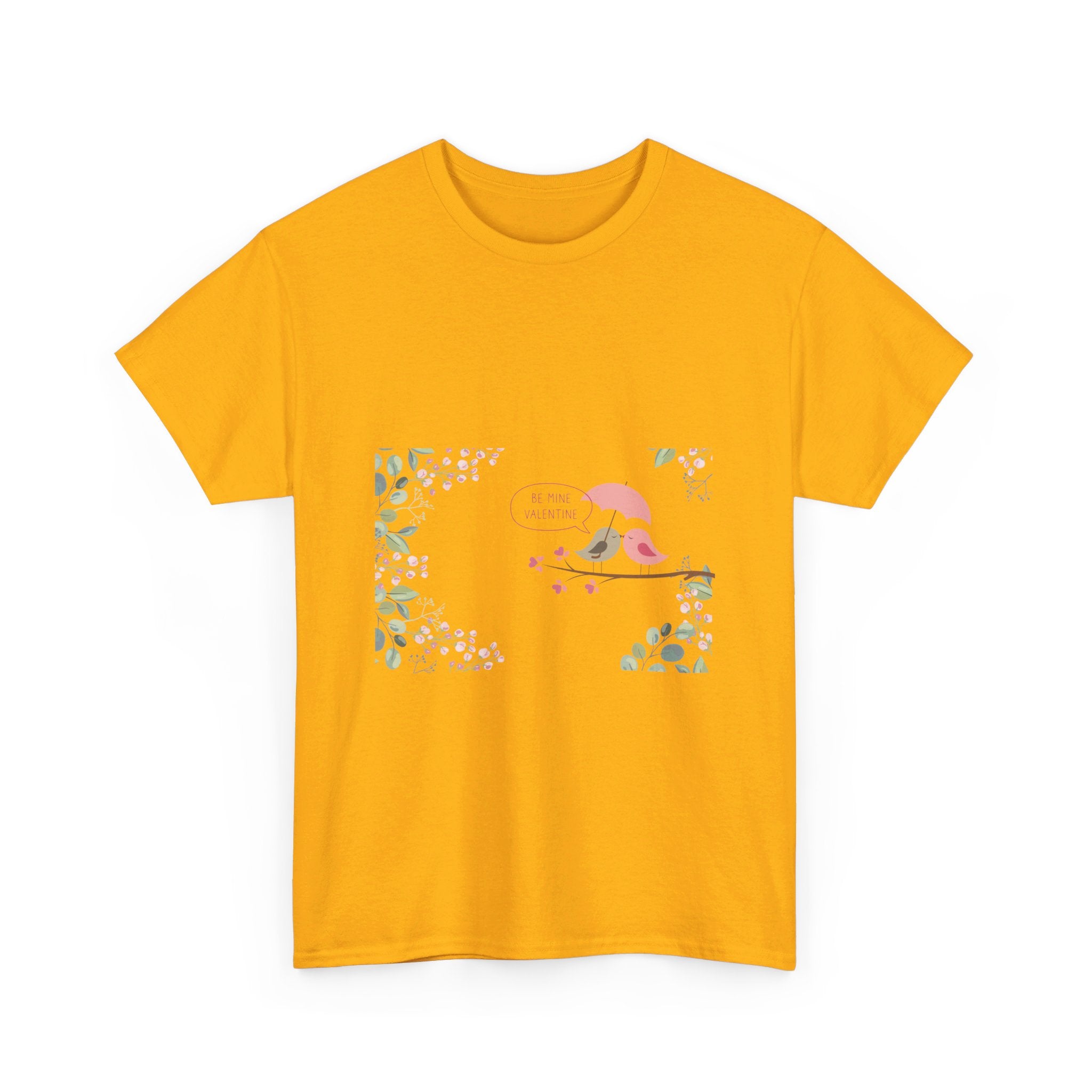 Happy Valentine's Day Lovers Unisex Heavy Cotton Tee