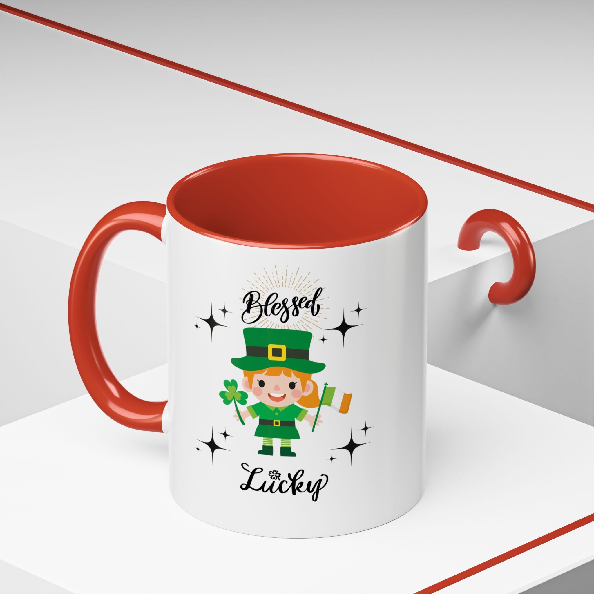 Blessed & Lucky St. Patrick's Day Coffee Mug