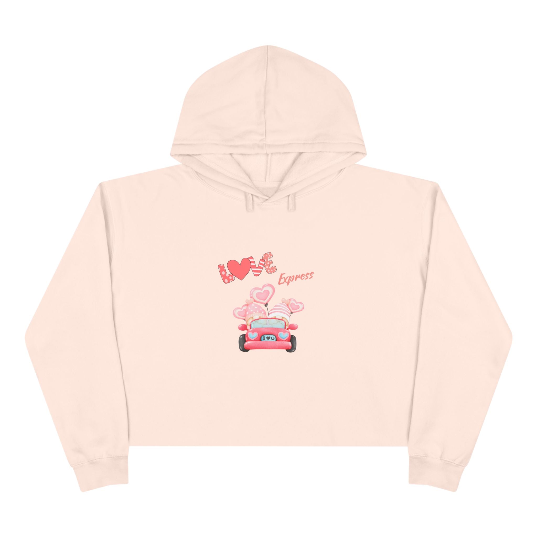 Love Express Crop Hoodie