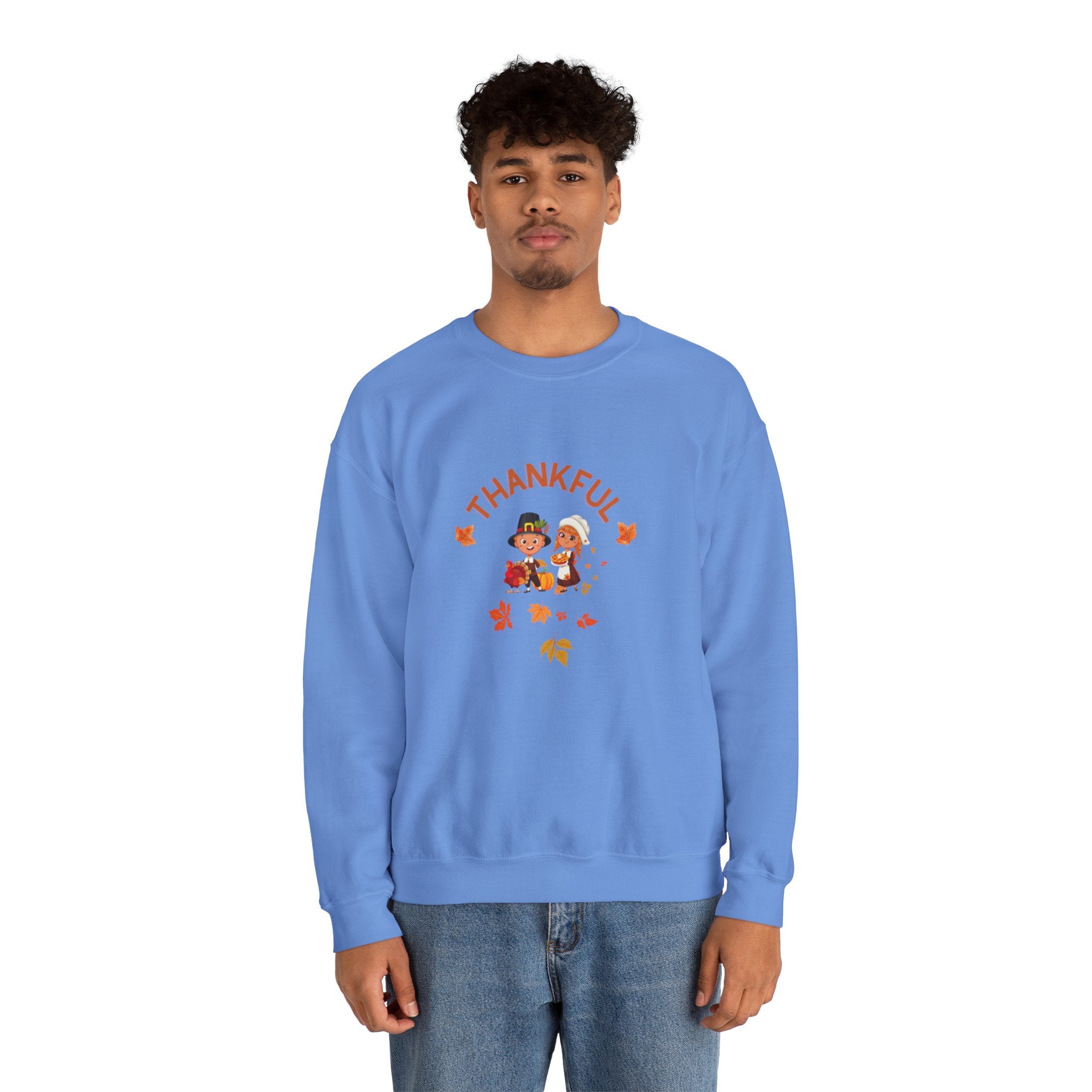 Pilgrims Turkey Day Unisex Heavy Blend™ Crewneck Sweatshirt