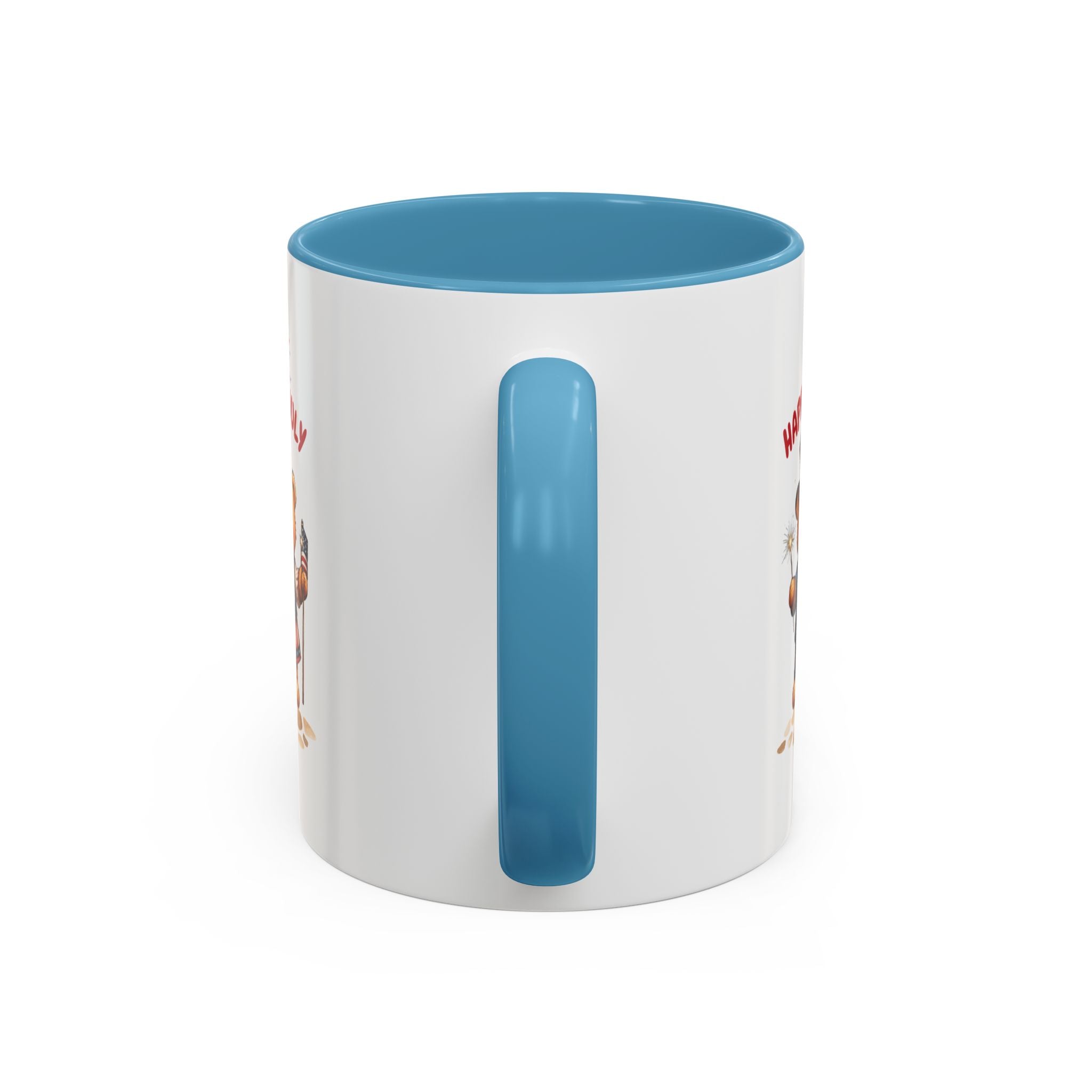 Happy 4th of July Teddy Bear Couple Coffee Mug