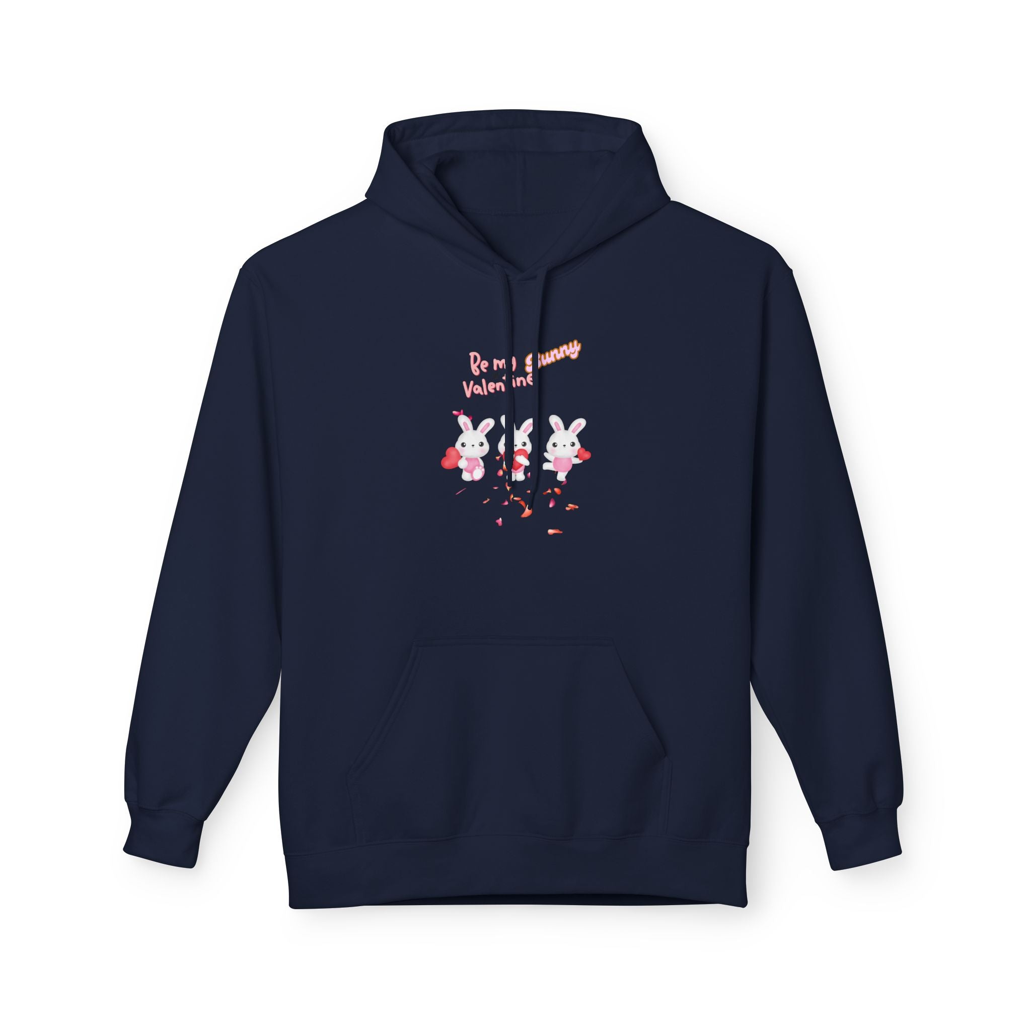 My Bunny Valentine Unisex Midweight Softstyle Fleece Hoodie