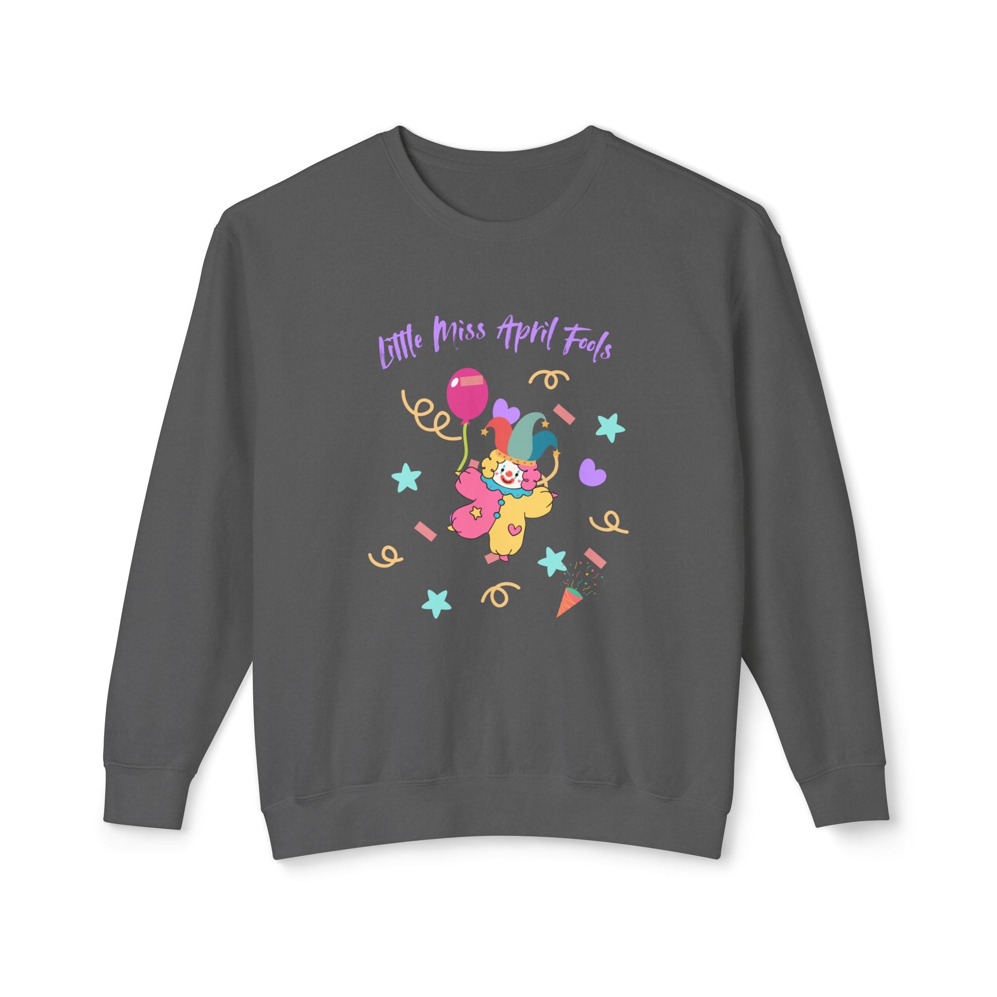 Little Miss April Fool's Day Lightweight Crewneck Sweatshirt