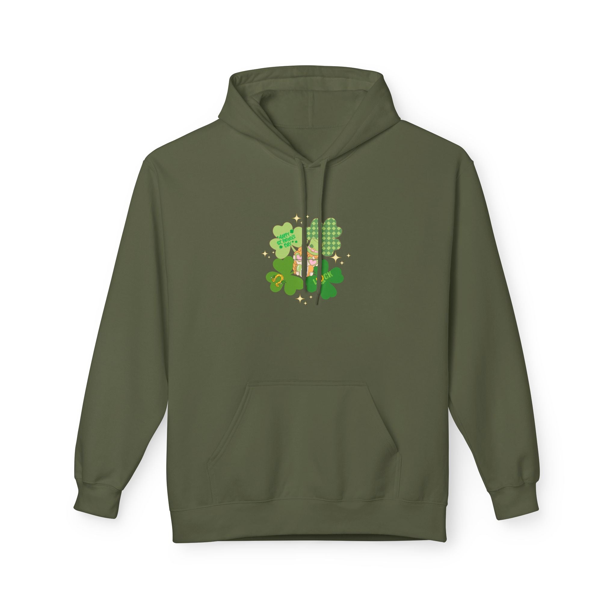 Retro St. Paddy's Day Fleece Hoodie - Unisex