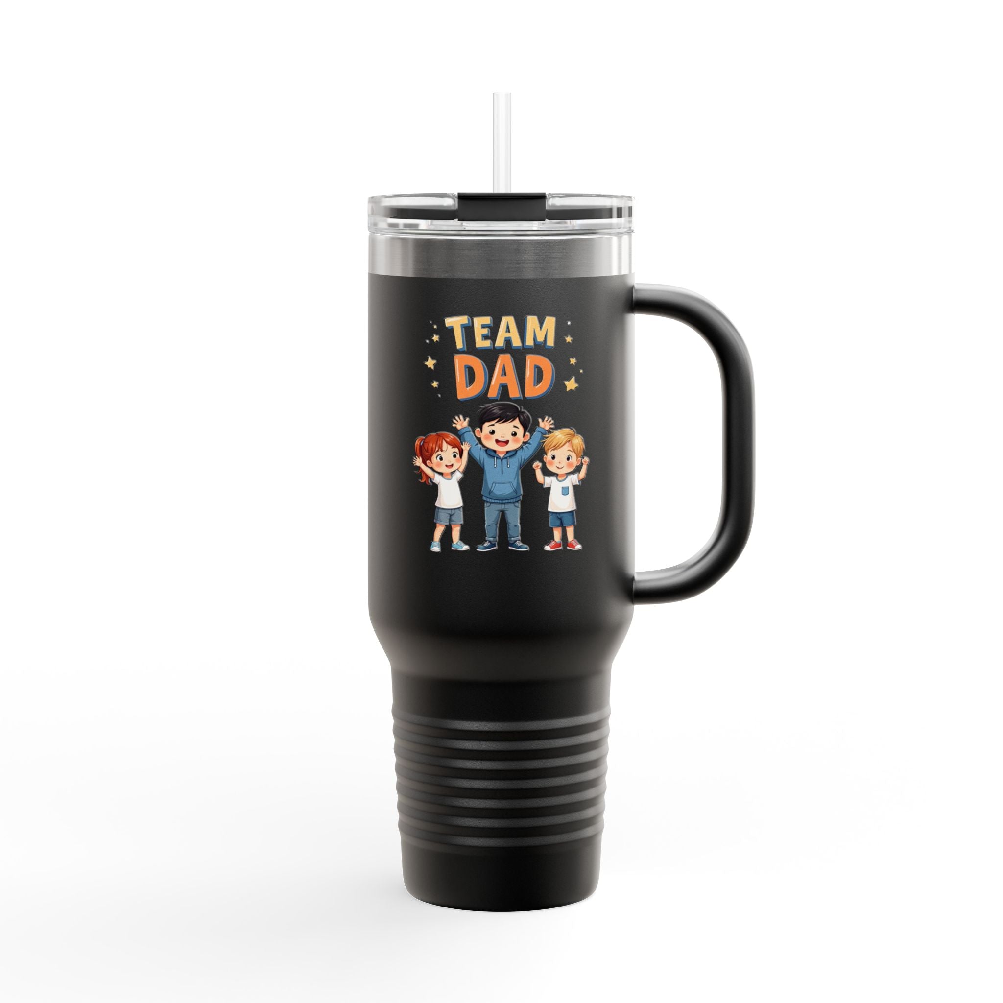 Team Dad Insulated Travel Mug, 40oz