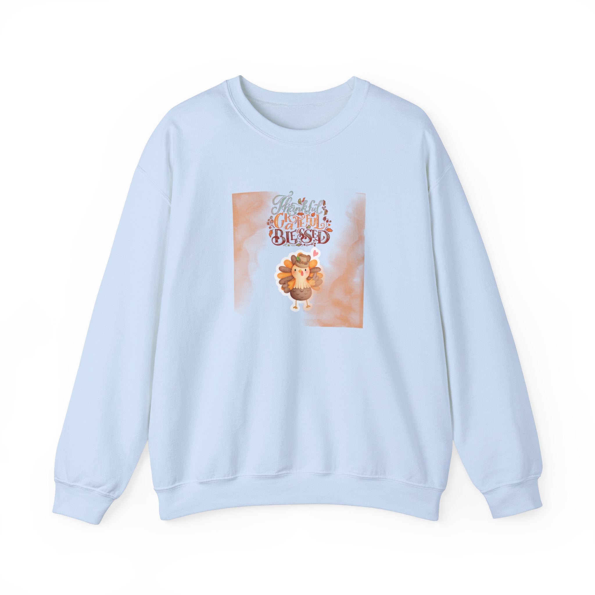 Thankful Grateful Blessed Unisex Heavy Blend™ Crewneck Sweatshirt