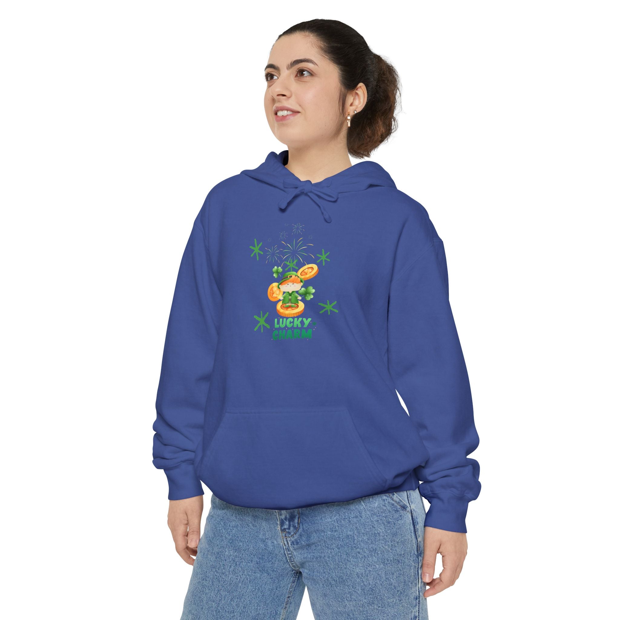 Lucky Charm Unisex Garment-Dyed Hoodie