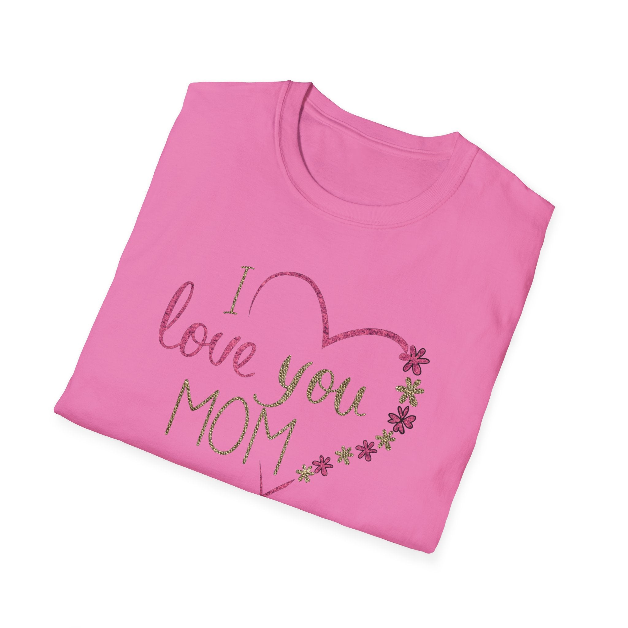 Mom, Happy Mother's Day Unisex Softstyle T-Shirt