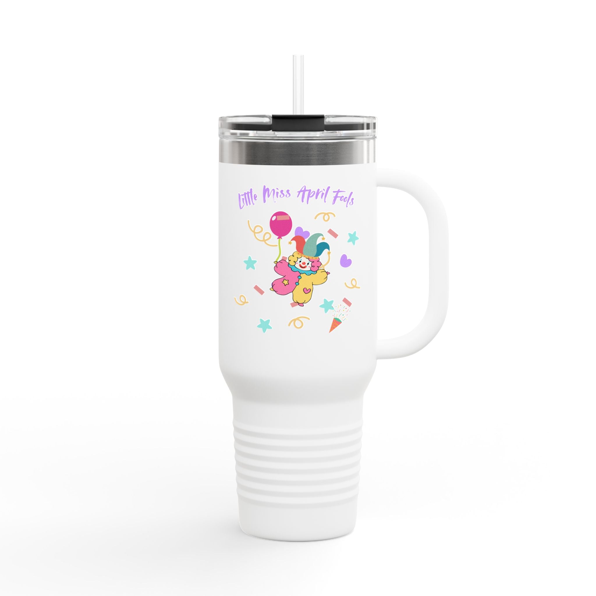 Little Miss April Fool's Day Insulated Travel Mug
