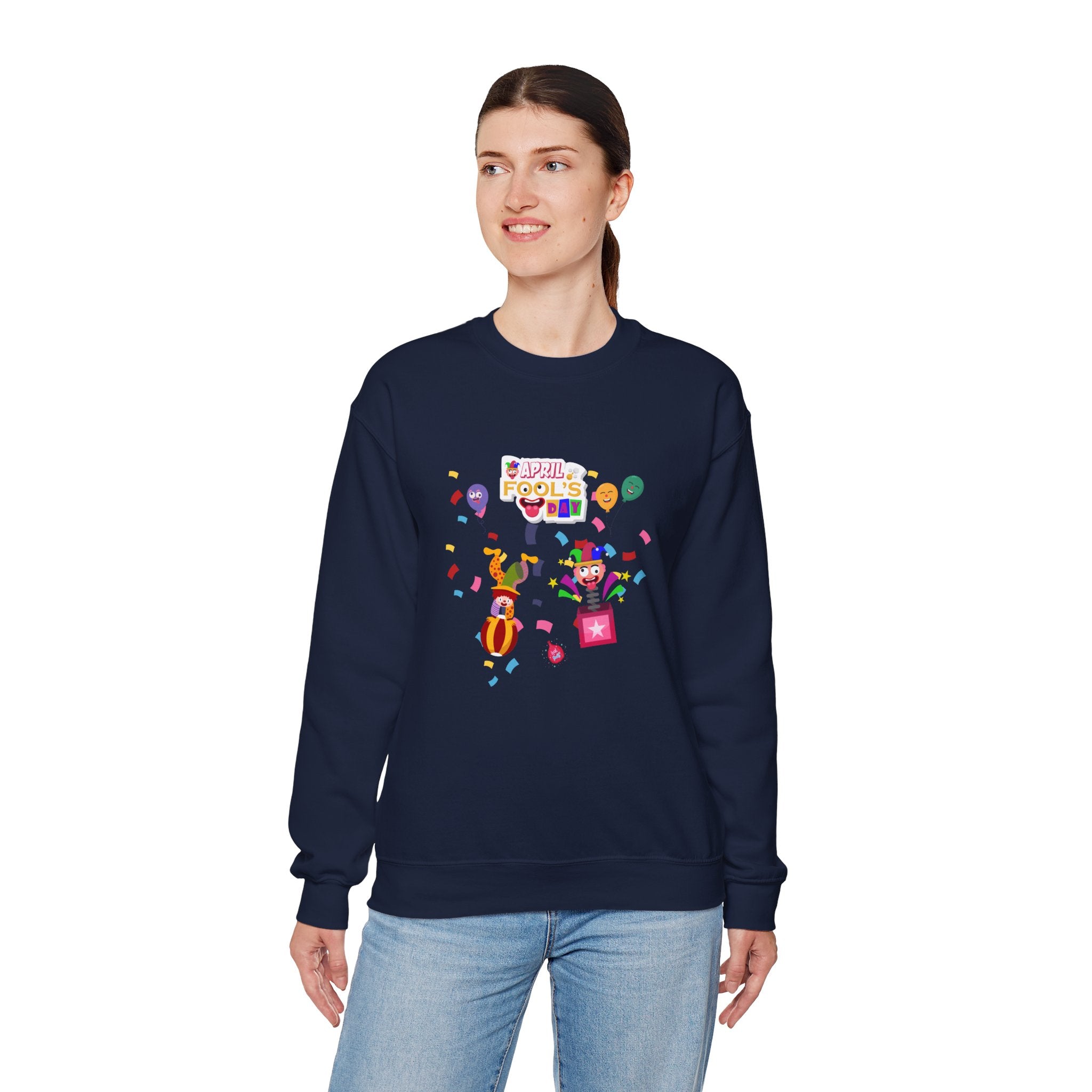 All April Fool's Day Fun Unisex Crewneck Sweatshirt