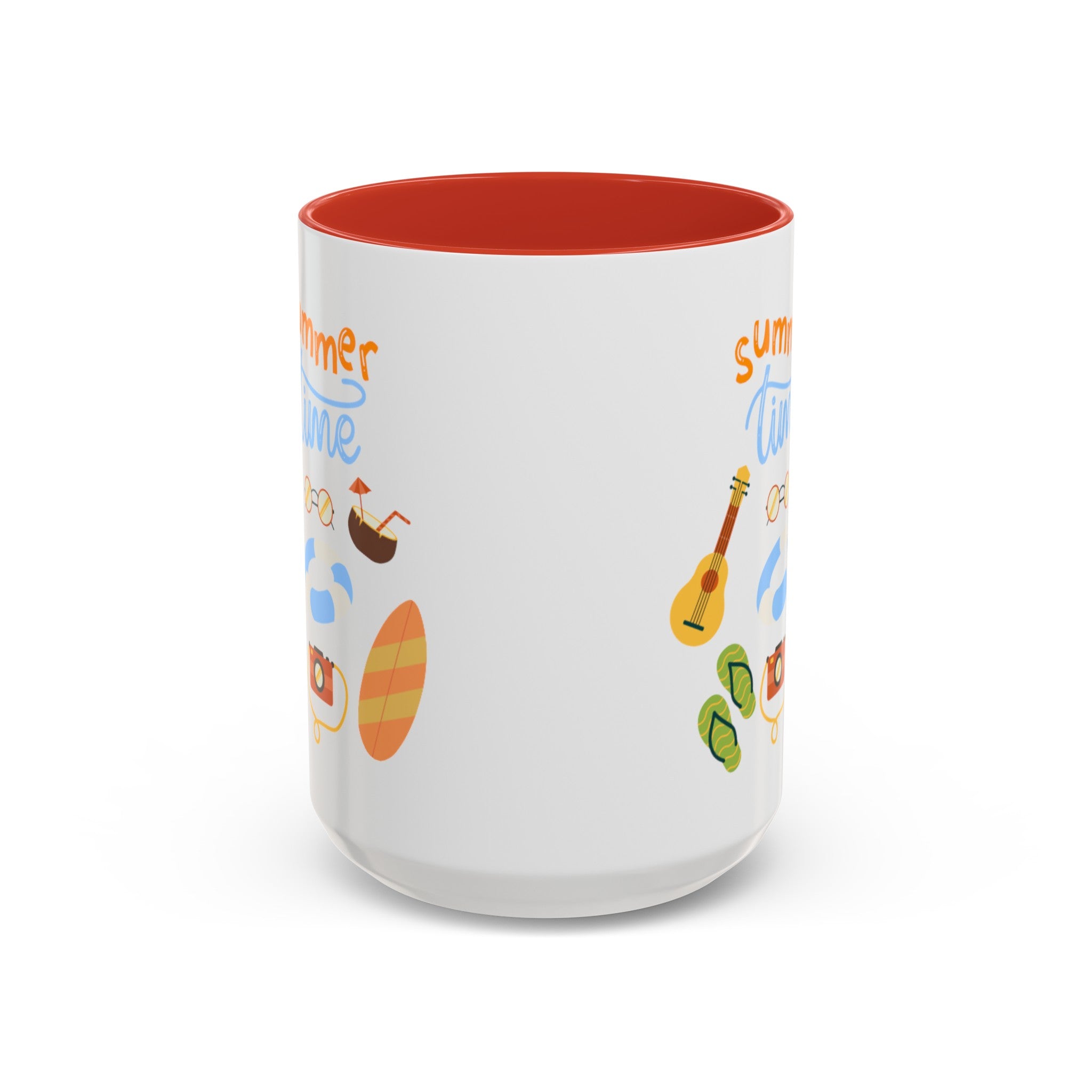 Summertime Fun Accent Coffee Mug (11, 15oz)