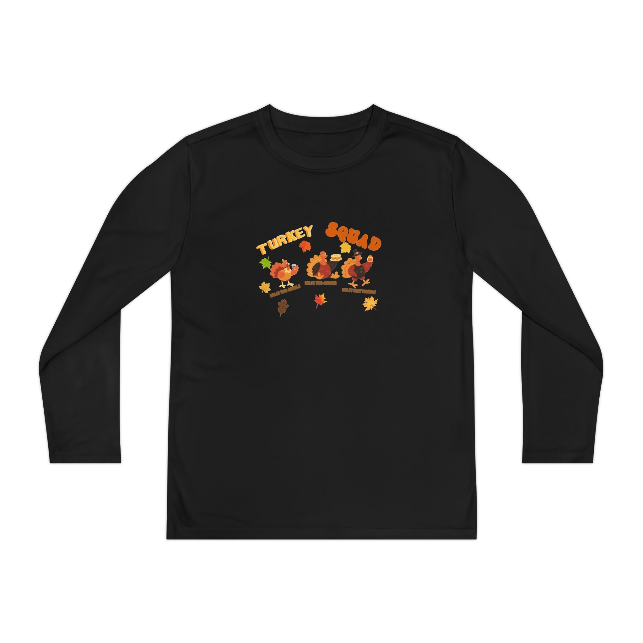 Turkey Squad Youth Long Sleeve Competitor Tee