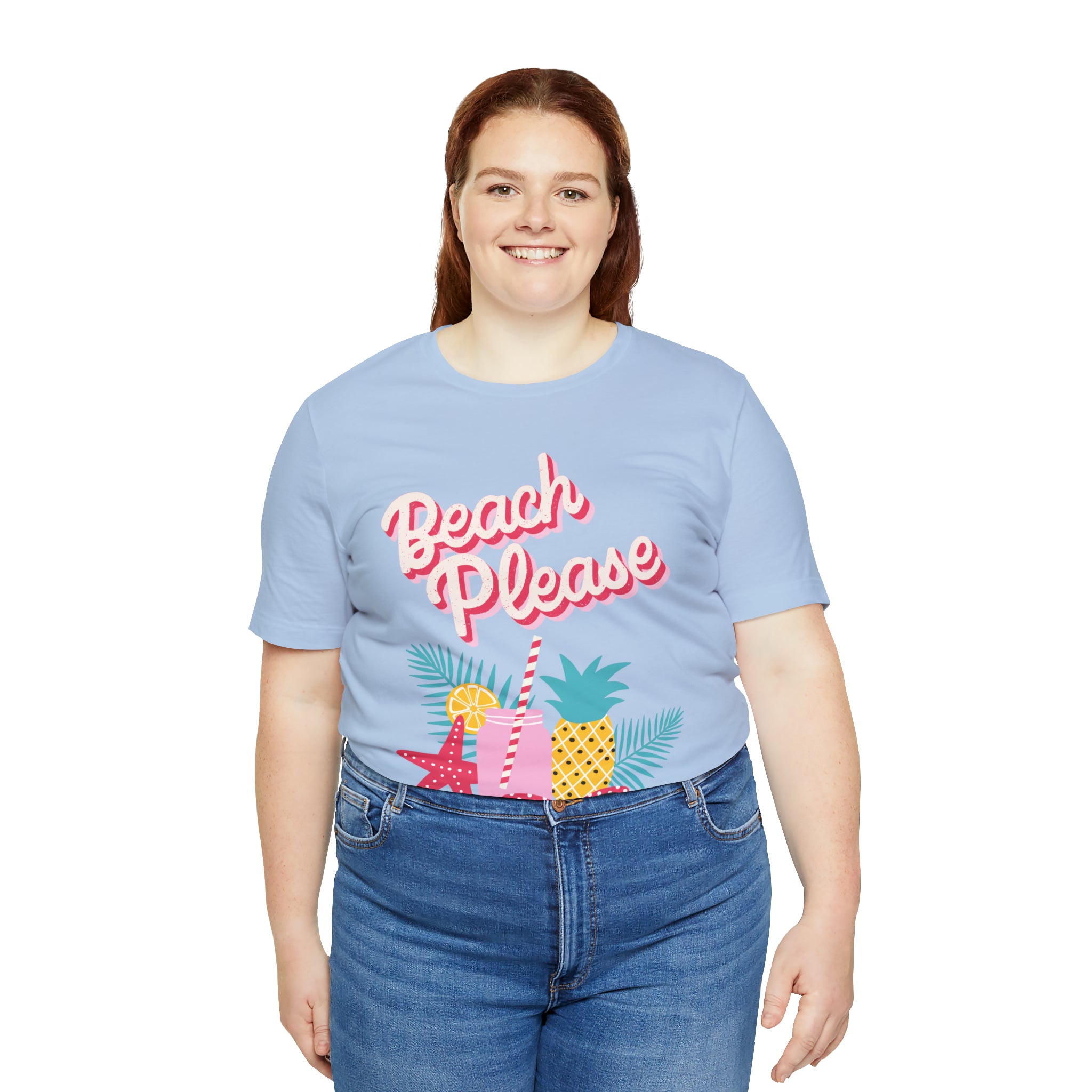 Beach Please Unisex Jersey Short Sleeve Tee