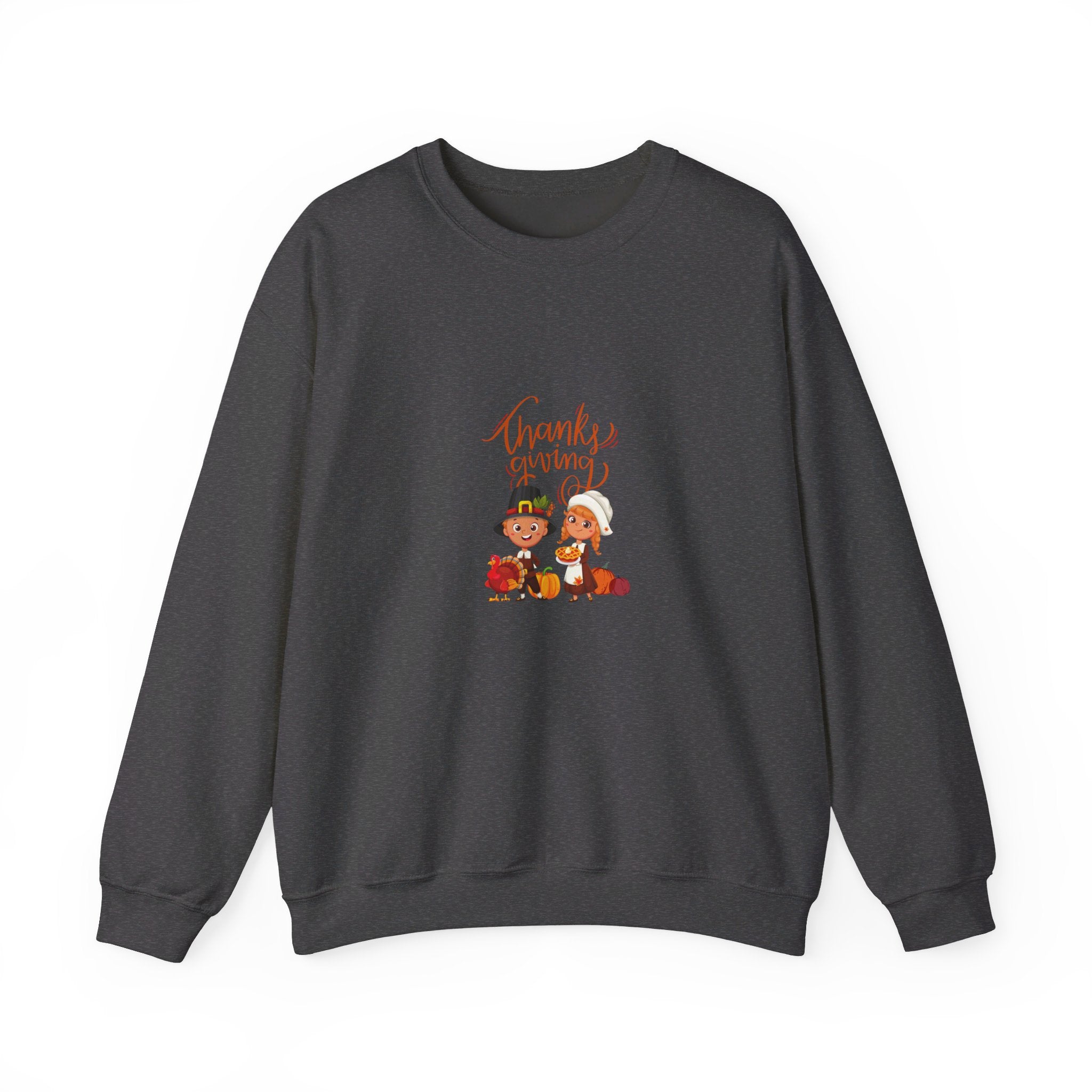 Happy Thanksgiving Unisex Heavy Blend™ Crewneck Sweatshirt