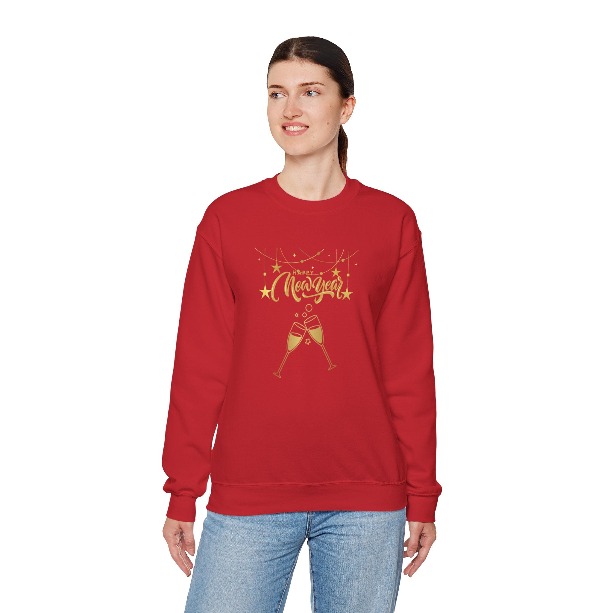 Happy New Year Unisex Heavy Blend™ Crewneck Sweatshirt