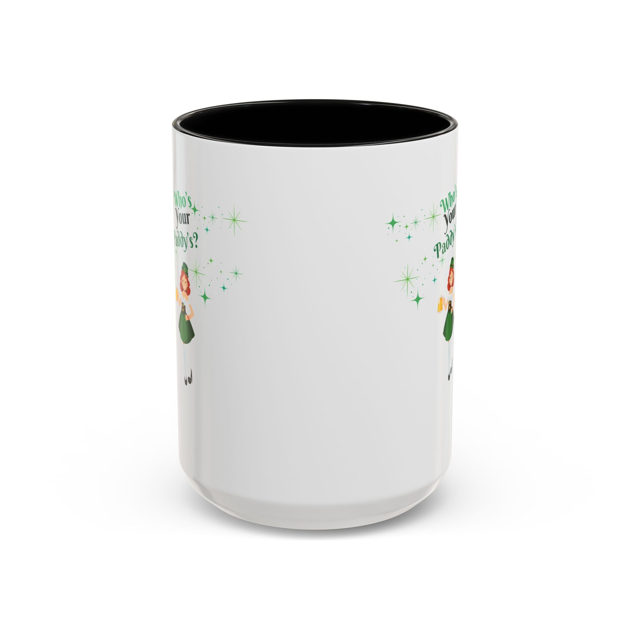 Who's Your Paddy's? Accent Coffee Mug