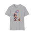 Uncle Sam Happy 4th of July Unisex Soft-style T-Shirt