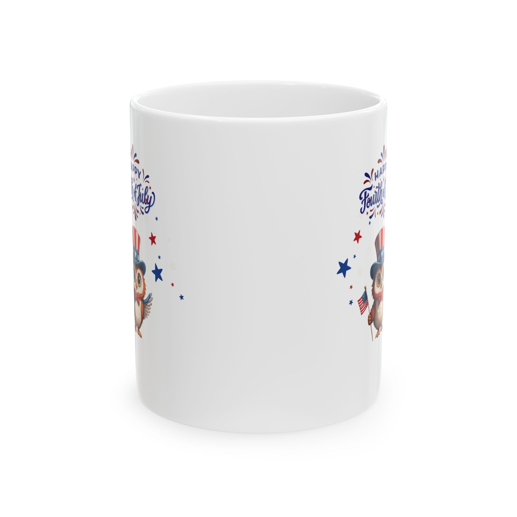 American Eagle Happy 4th of July Mug