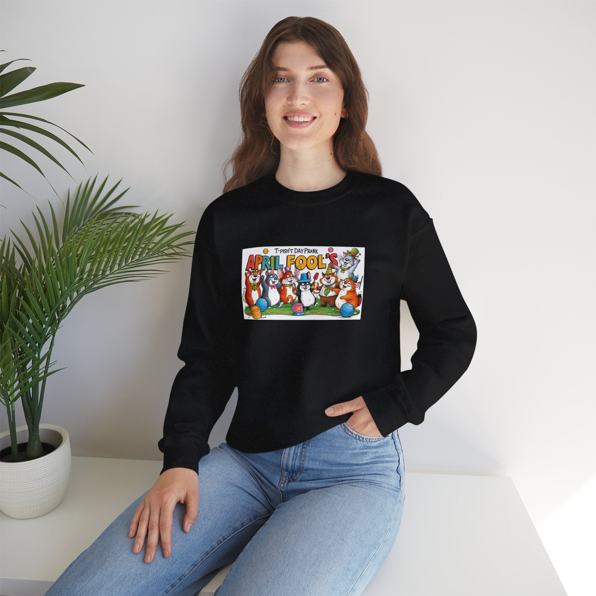 T-Pish'-T Day Prank Unisex Crewneck Sweatshirt