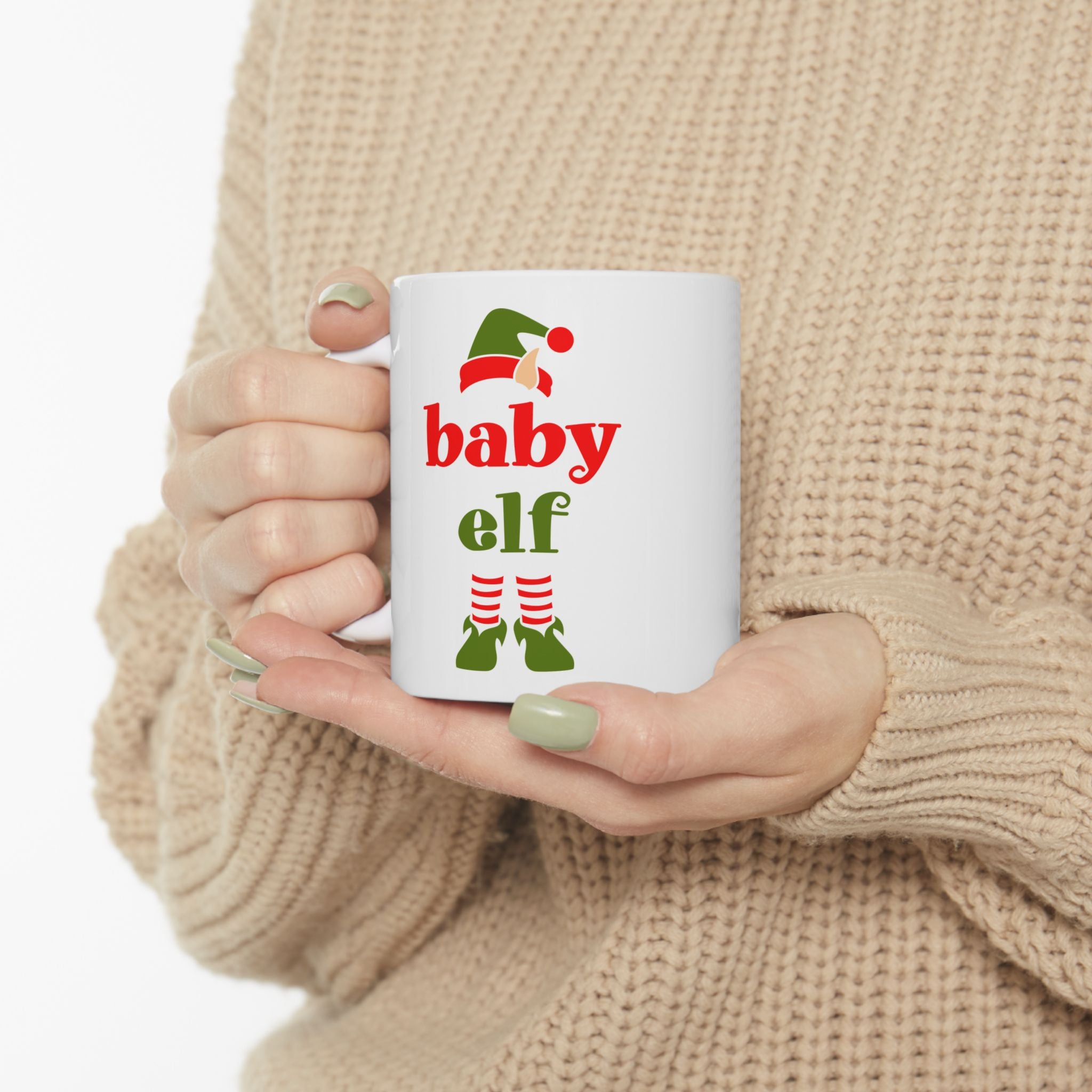 Baby Elf Ceramic Mug, (11oz, 15oz)