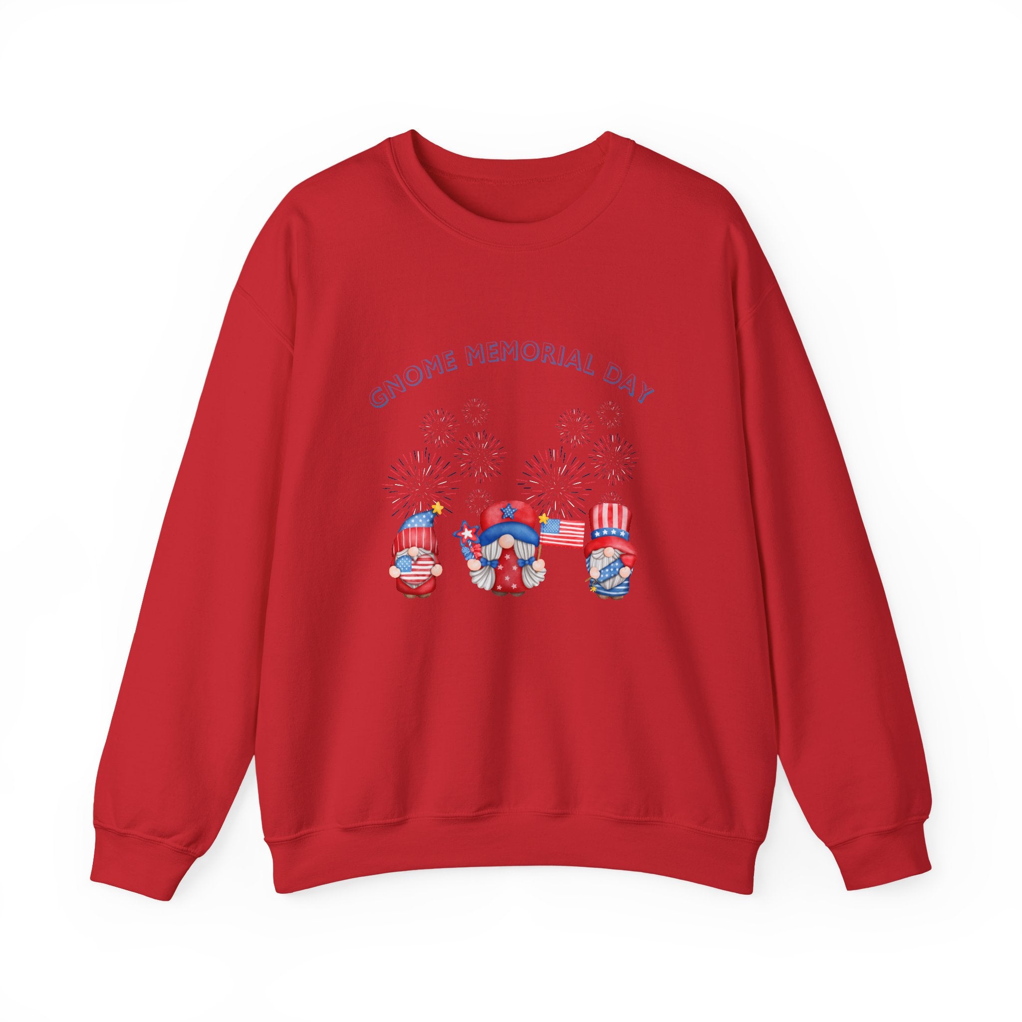 Gnome Memorial Day  Sweatshirt, Unisex Crewneck