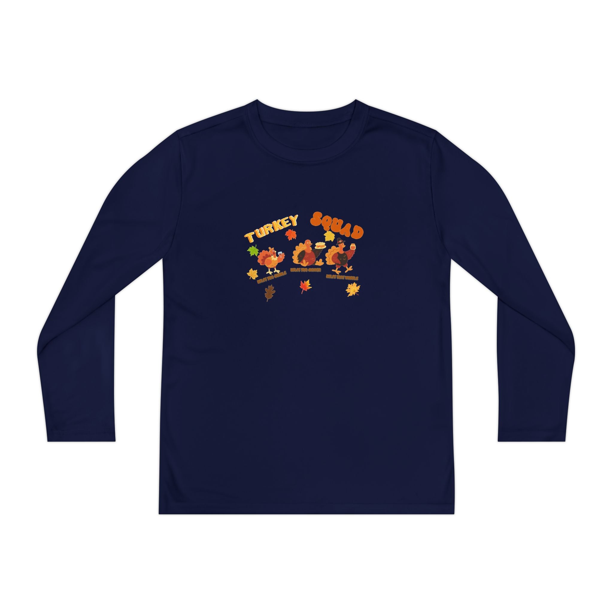 Turkey Squad Youth Long Sleeve Competitor Tee