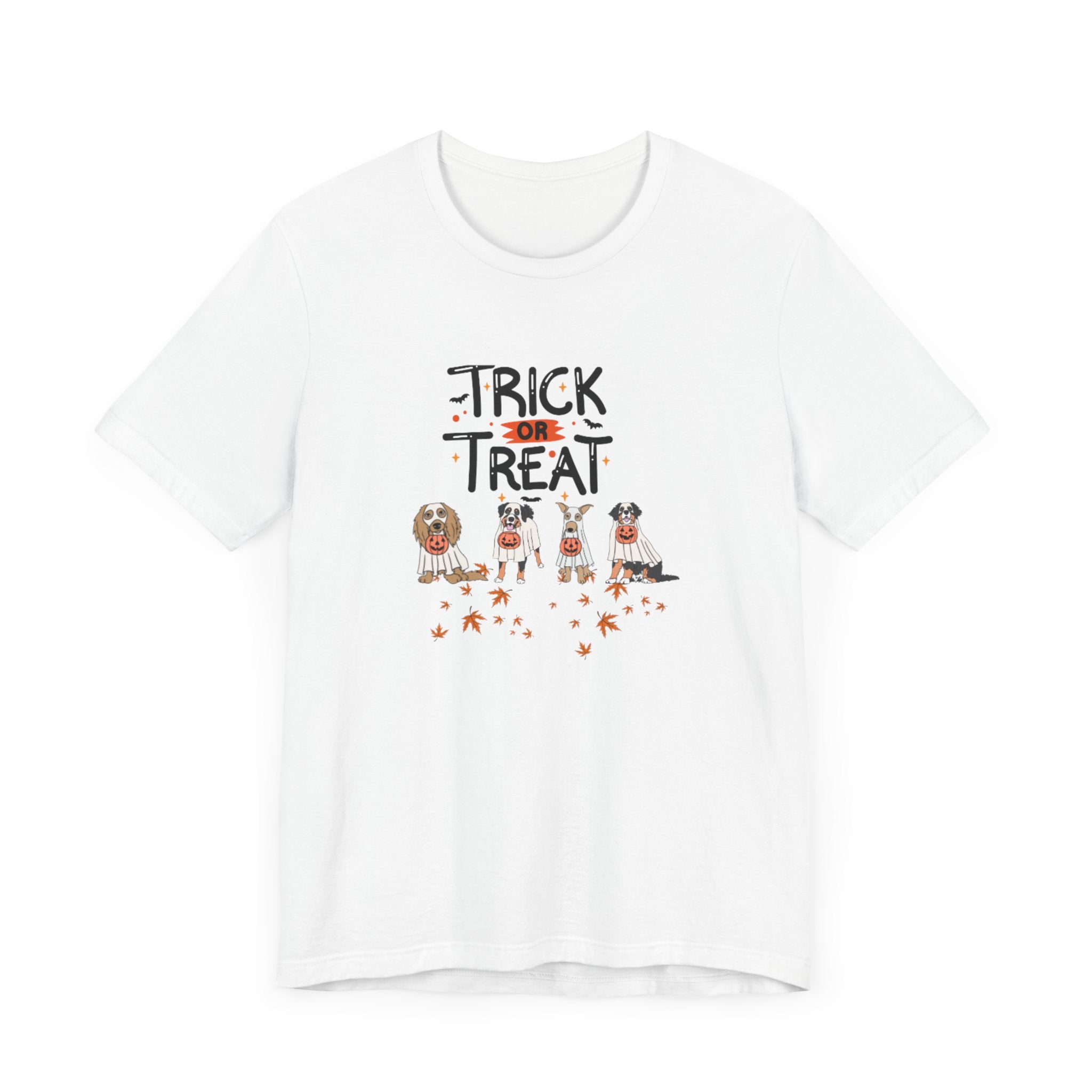 Pooch Trick or Treat Unisex Jersey Short Sleeve Tee