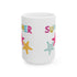 Summer Starfish Ceramic Mug, (11oz, 15oz)