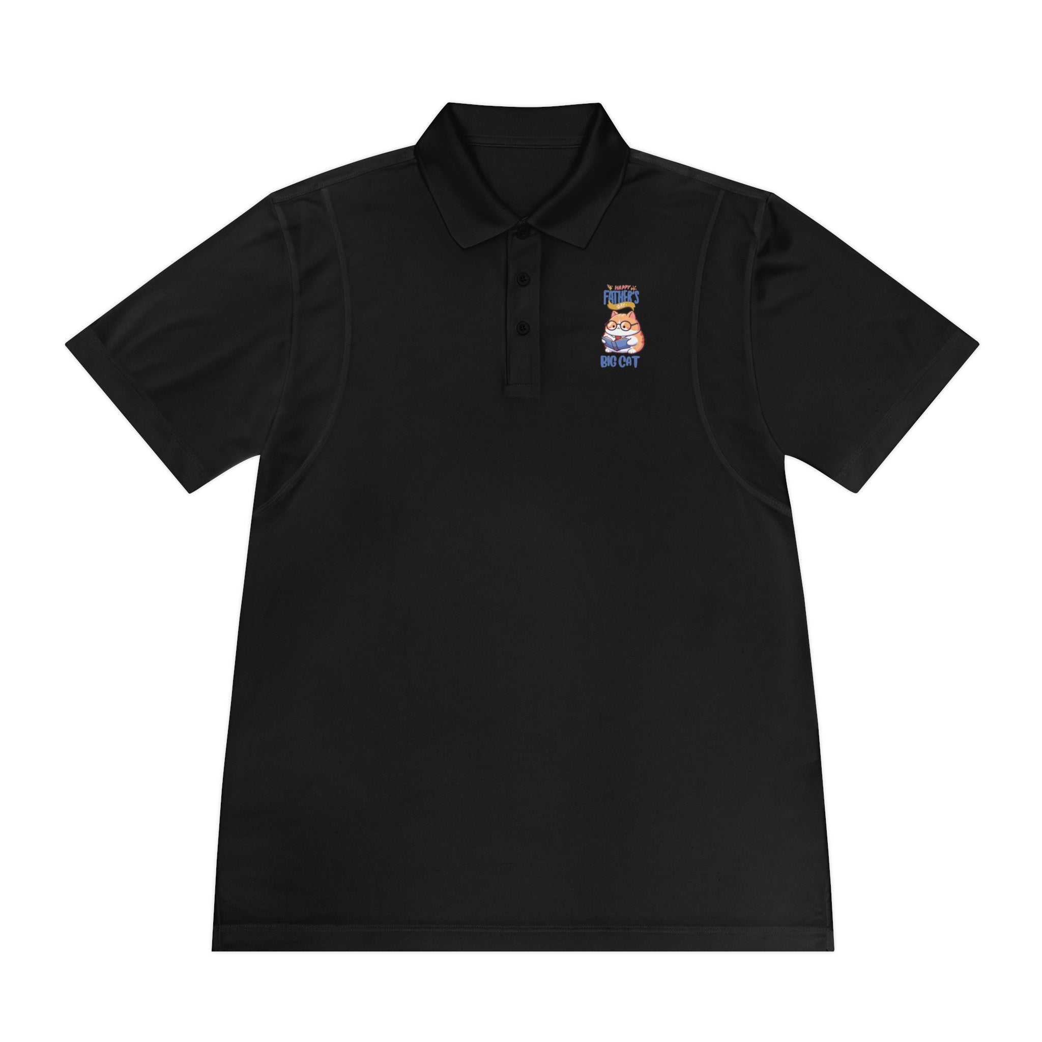 Happy Father's Day Big Cat Men's Sport Polo Shirt