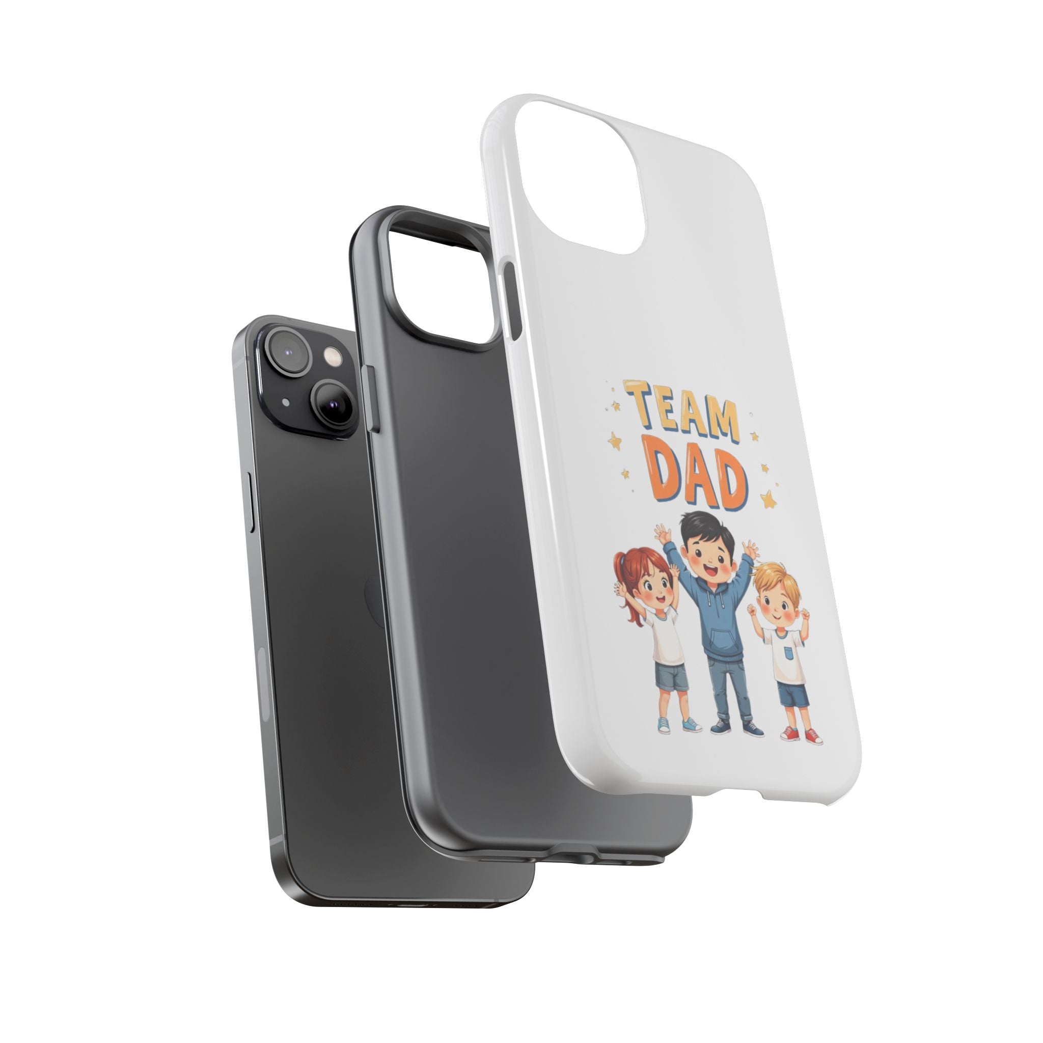 Team Dad Phone Case, Fun Gift for Fathers, Durable Phone Protector, Cute Dad Team Merchandise, Father's Day Special