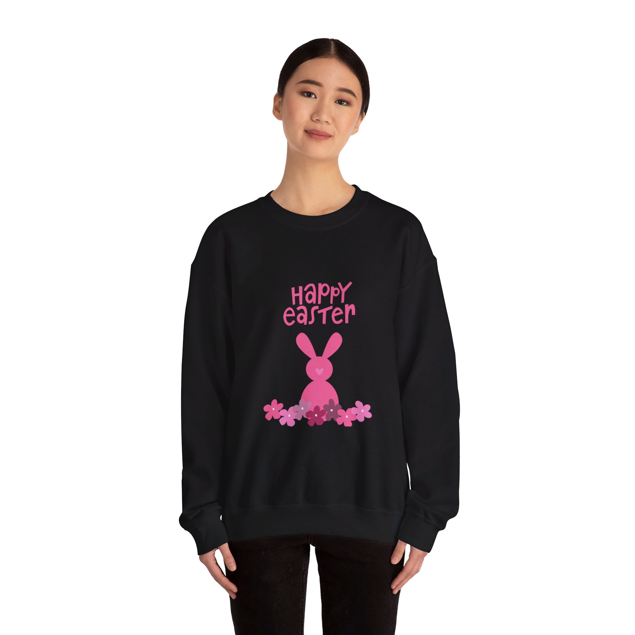 Happy Bunny Day Unisex Heavy Blend™ Crewneck Sweatshirt