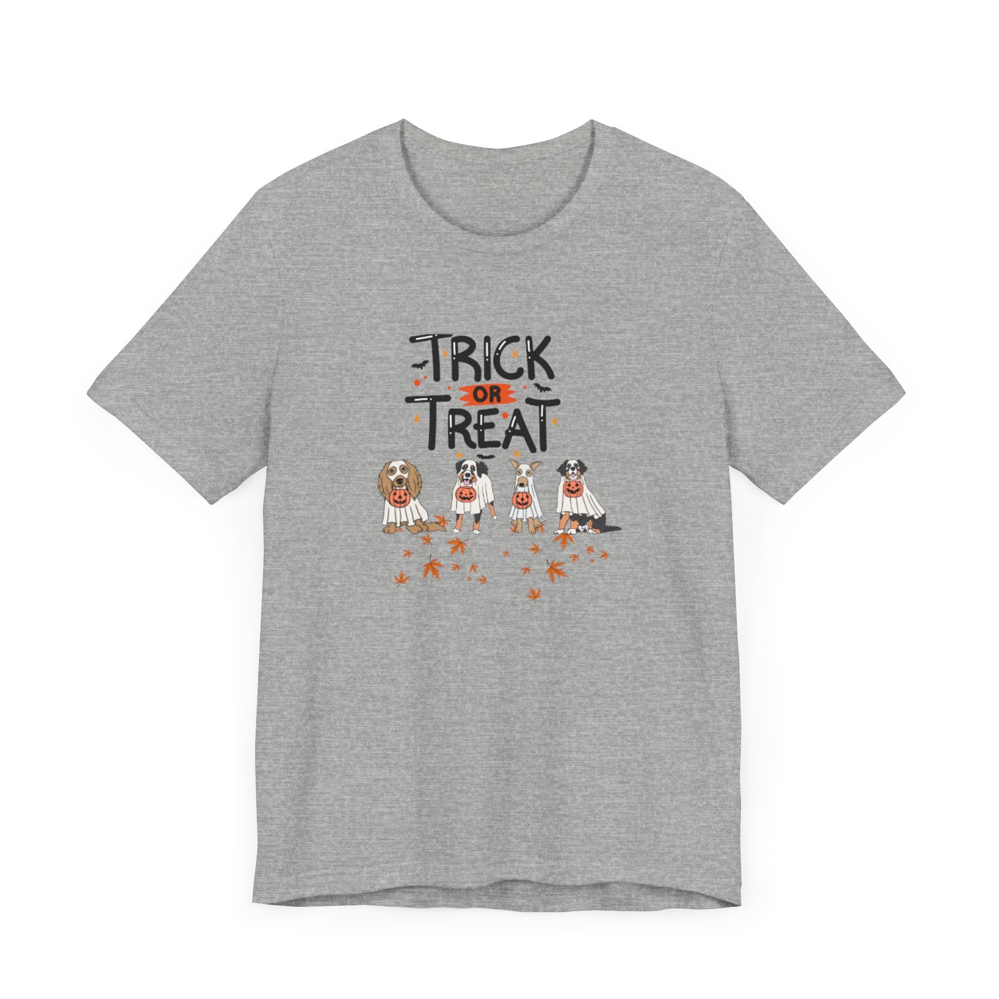 Pooch Trick or Treat Unisex Jersey Short Sleeve Tee