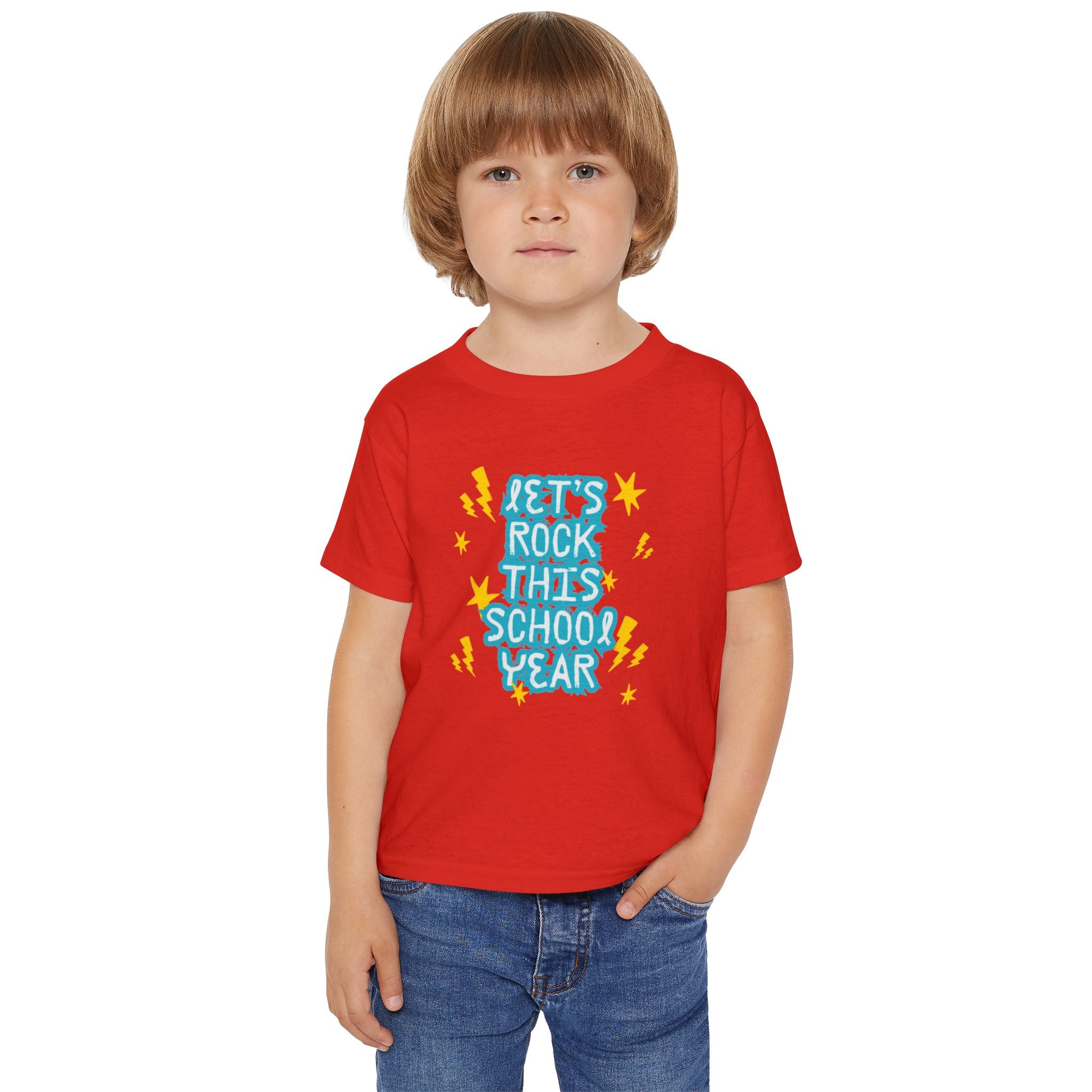 Let's Rock This School Year Heavy Cotton™ Toddler T-shirt